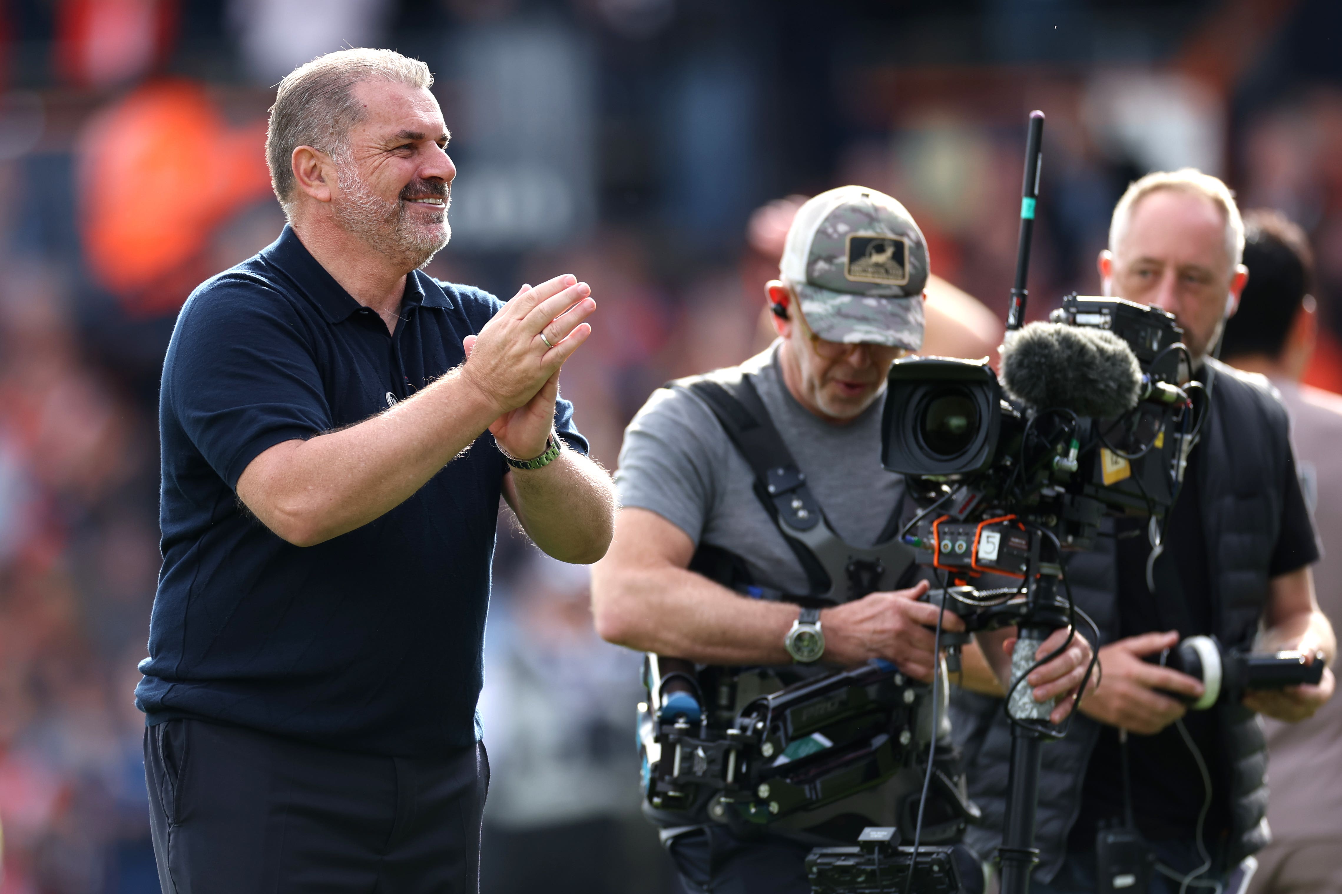 Ange Postecoglou has not watched the recent Amazon Prime documentary on Newcastle’s 2022-23 season (Bradley Collyer/PA)