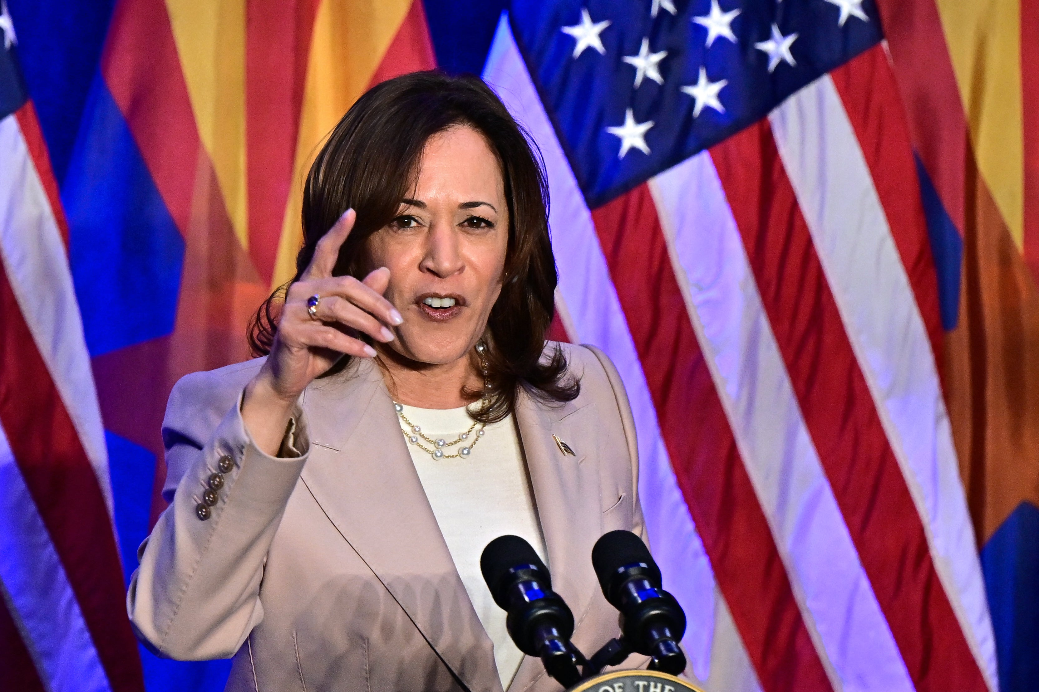 Harris speaks about reproductive freedom in Tucson, Arizona