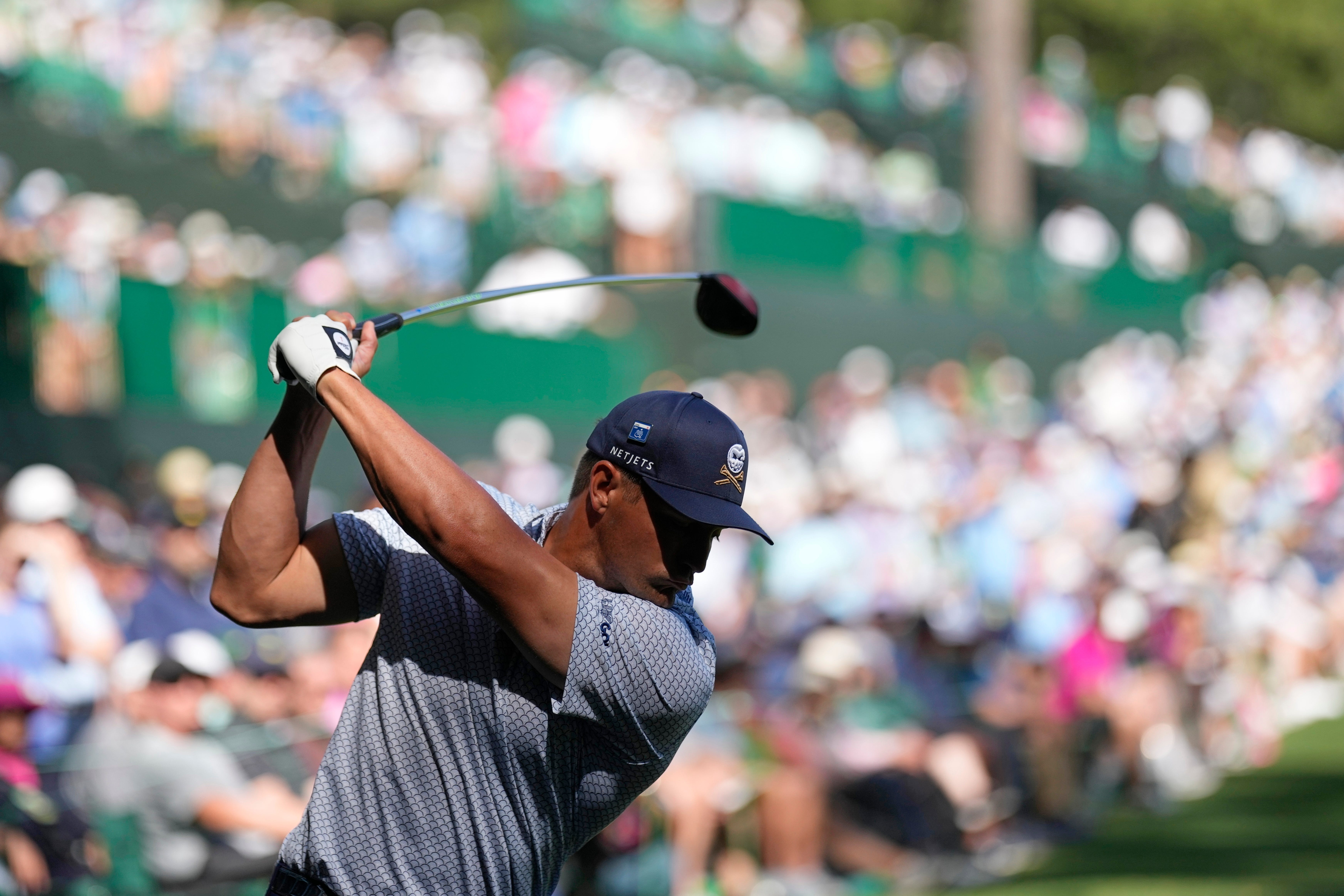 Bryson DeChambeau was involved in an unusual incident during the second round of the Masters (David J. Phillip/AP)