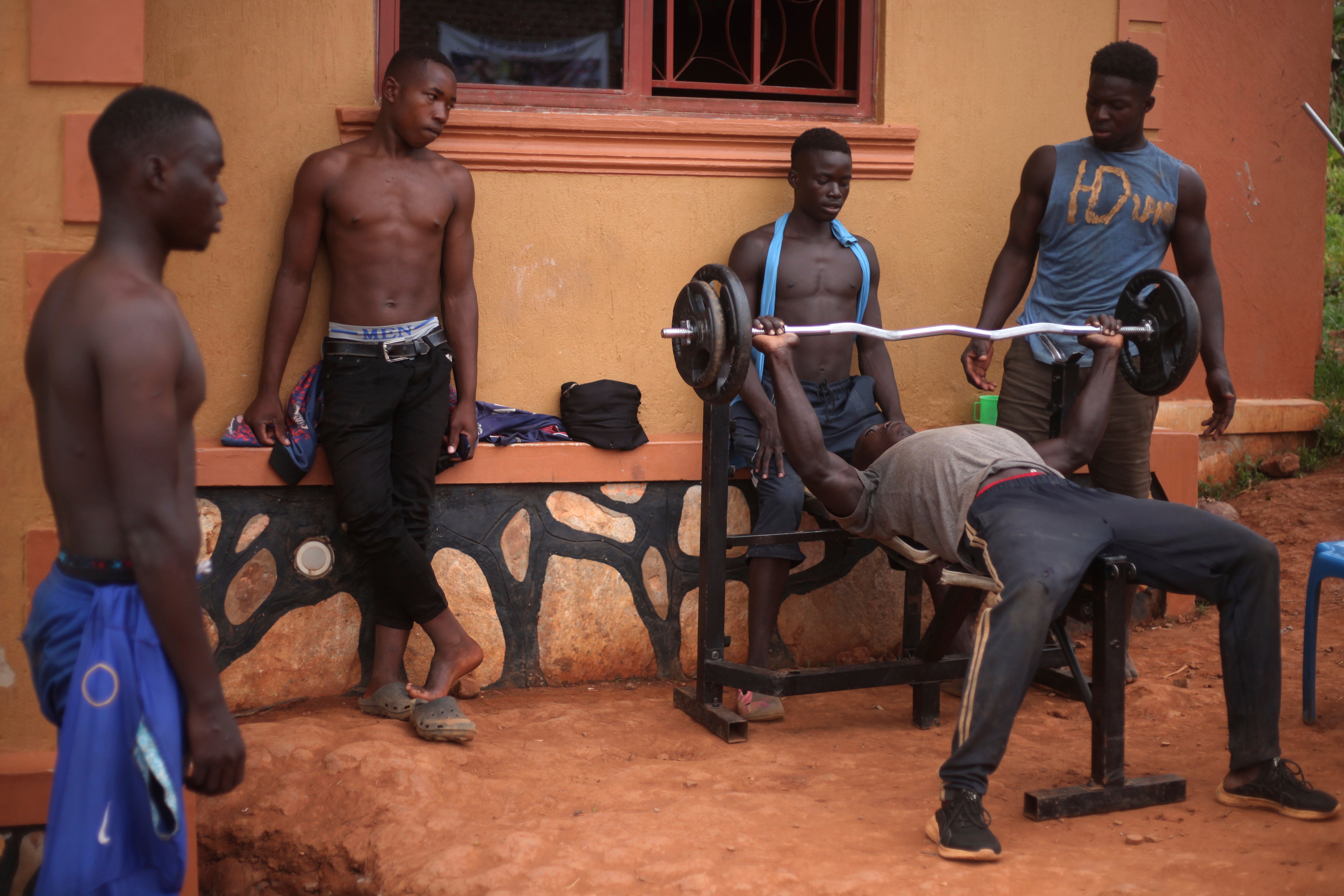 Uganda Mud Wrestling