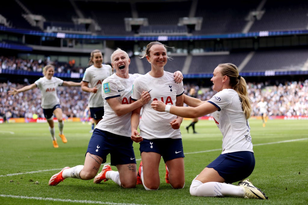 Spurs will face Manchester United or Chelsea in the Wembley final