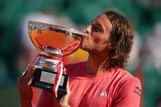 Stefanos Tsitsipas beats Casper Ruud to win Monte-Carlo title for third time