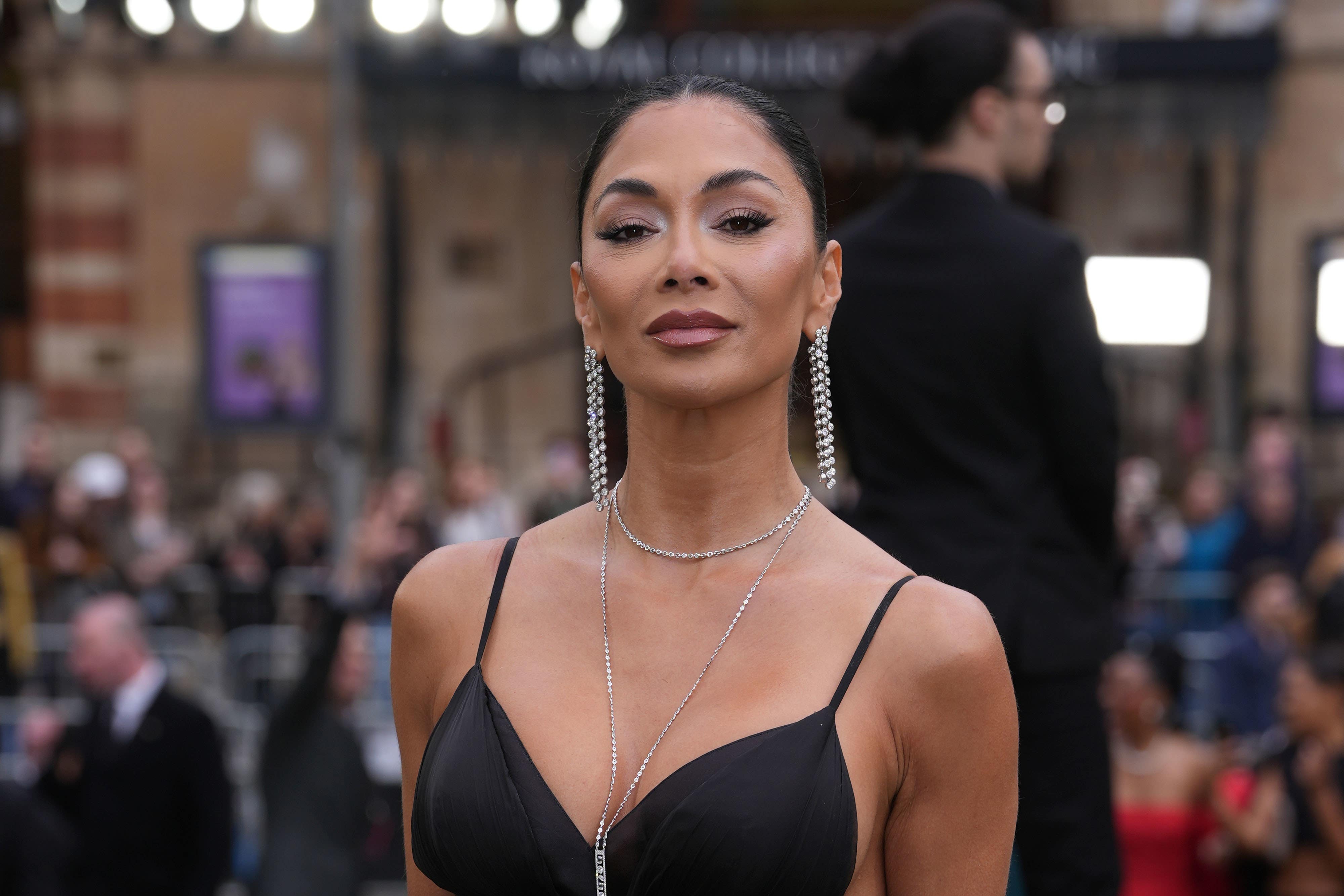 Nicole Scherzinger attending the Olivier Awards at London’s Royal Albert Hall (Ian West/PA)