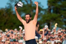 Scottie Scheffler wins Masters to claim second green jacket in three years