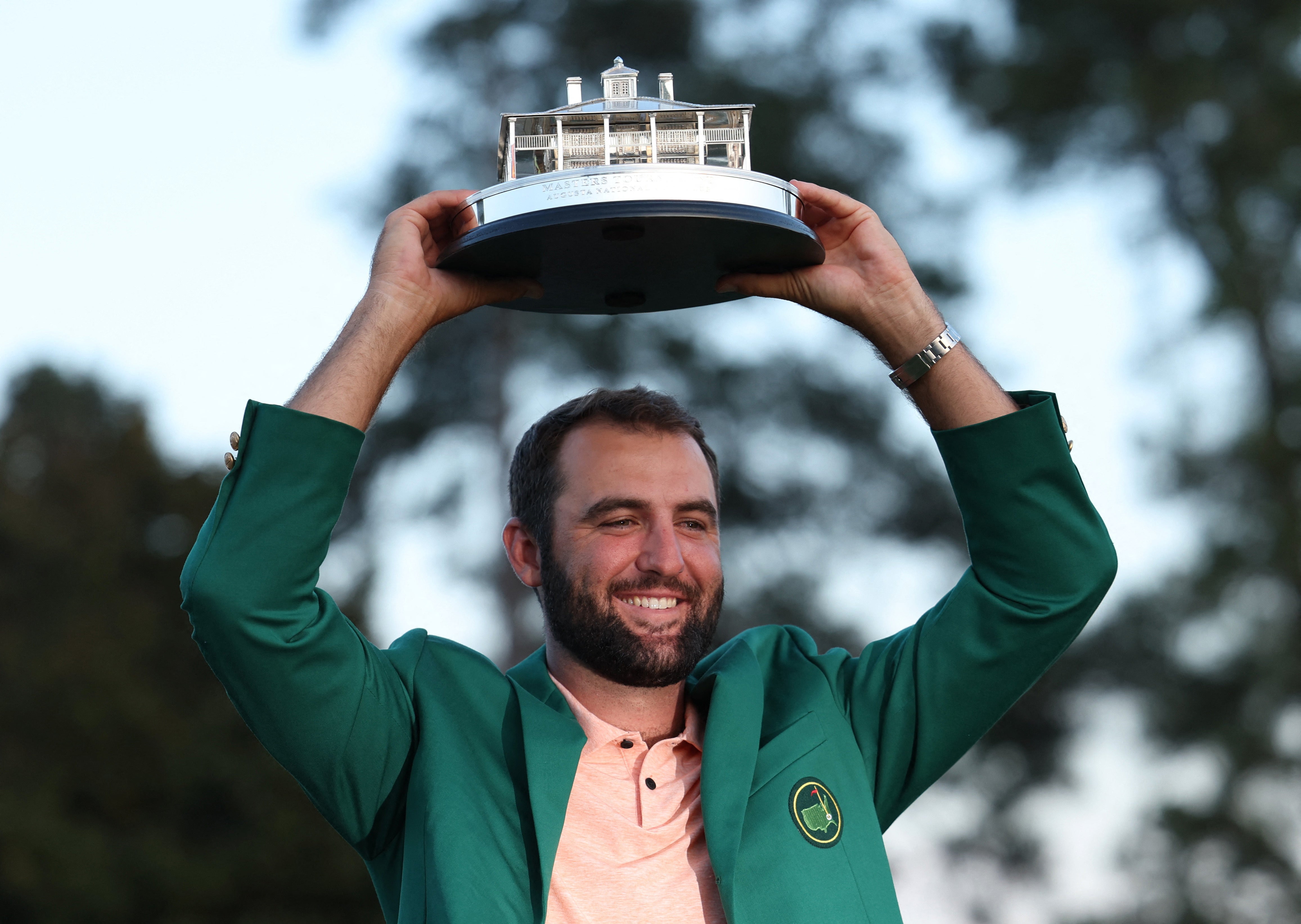 Scottie Scheffler with his second green jacket