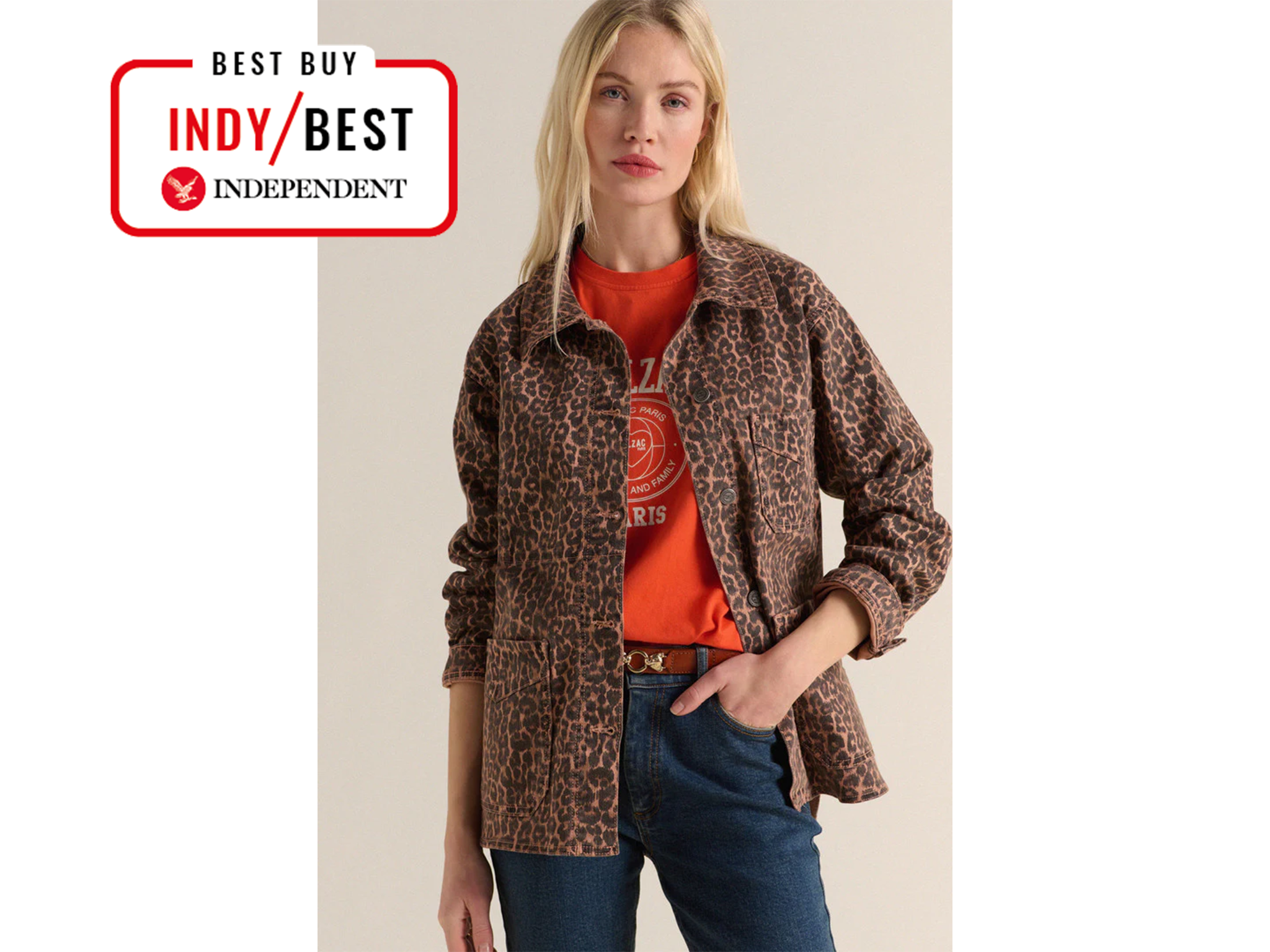 best spring jackets 2024 review indybest Balzac Paris coffee leopard Marais jacket