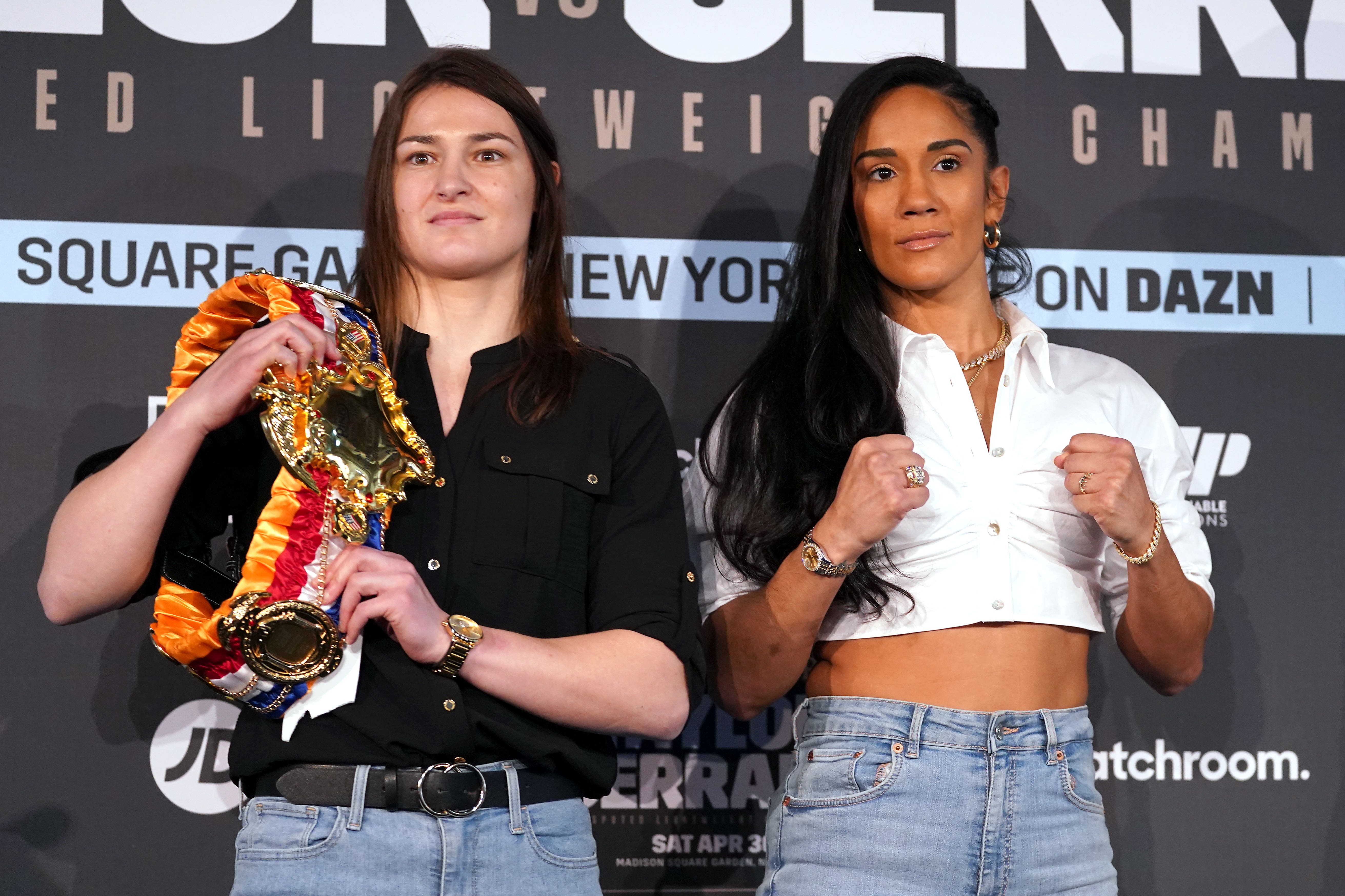 The rematch between Katie Taylor and Amanda Serrano will take place in Dallas next week