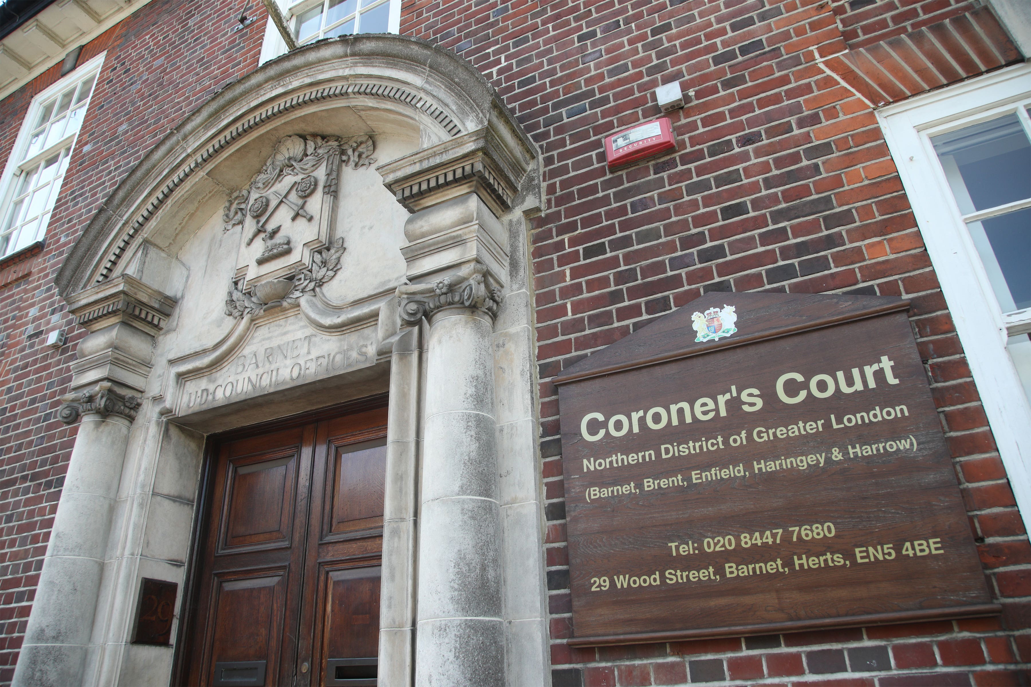 Barnet Coroner’s Court, where the inquest into the death of Jack Pointer Mackenzie took place (Yui Mok/PA)