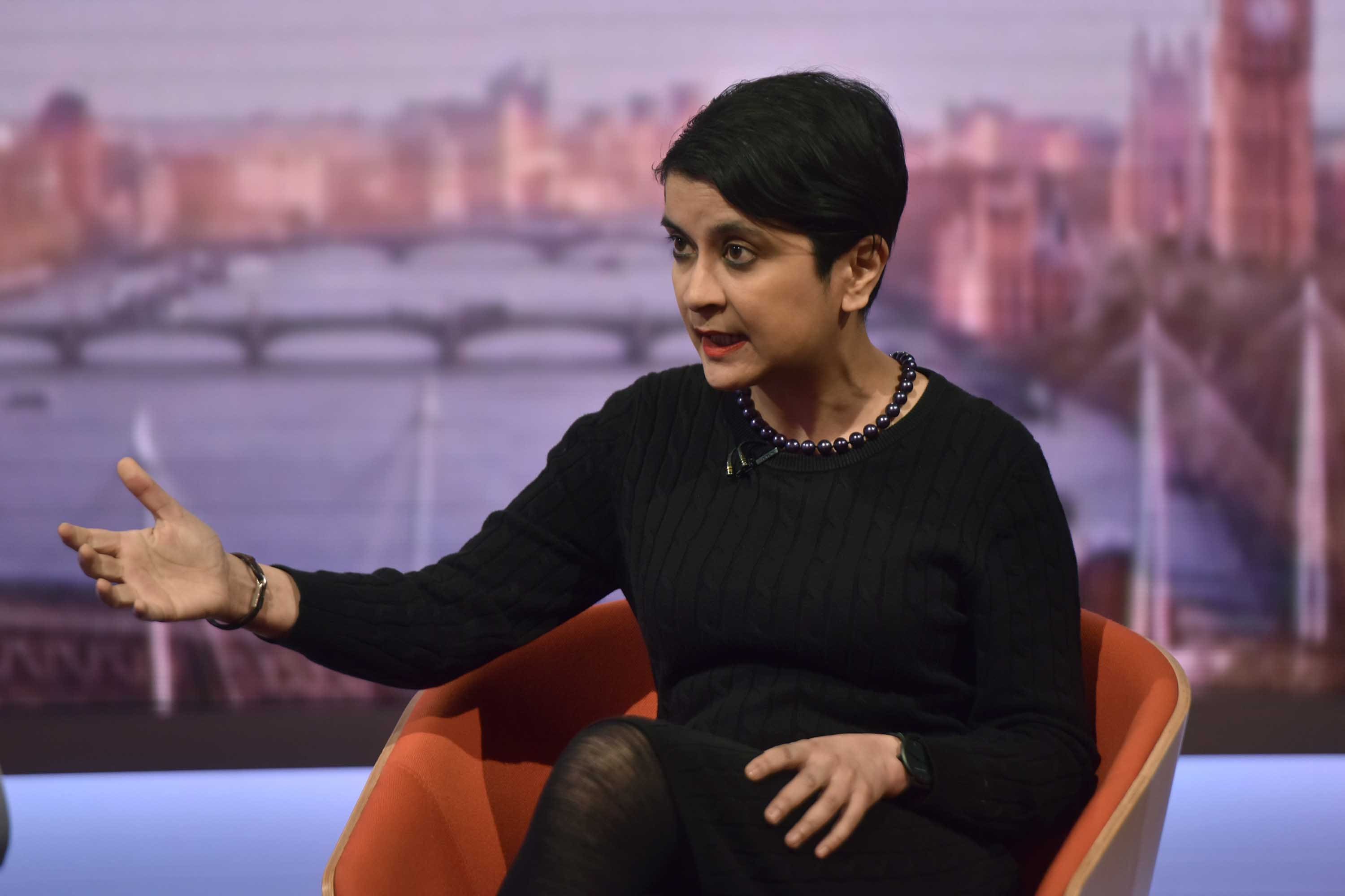 Baroness Chakrabarti (Jeff Overs/BBC/PA credit)