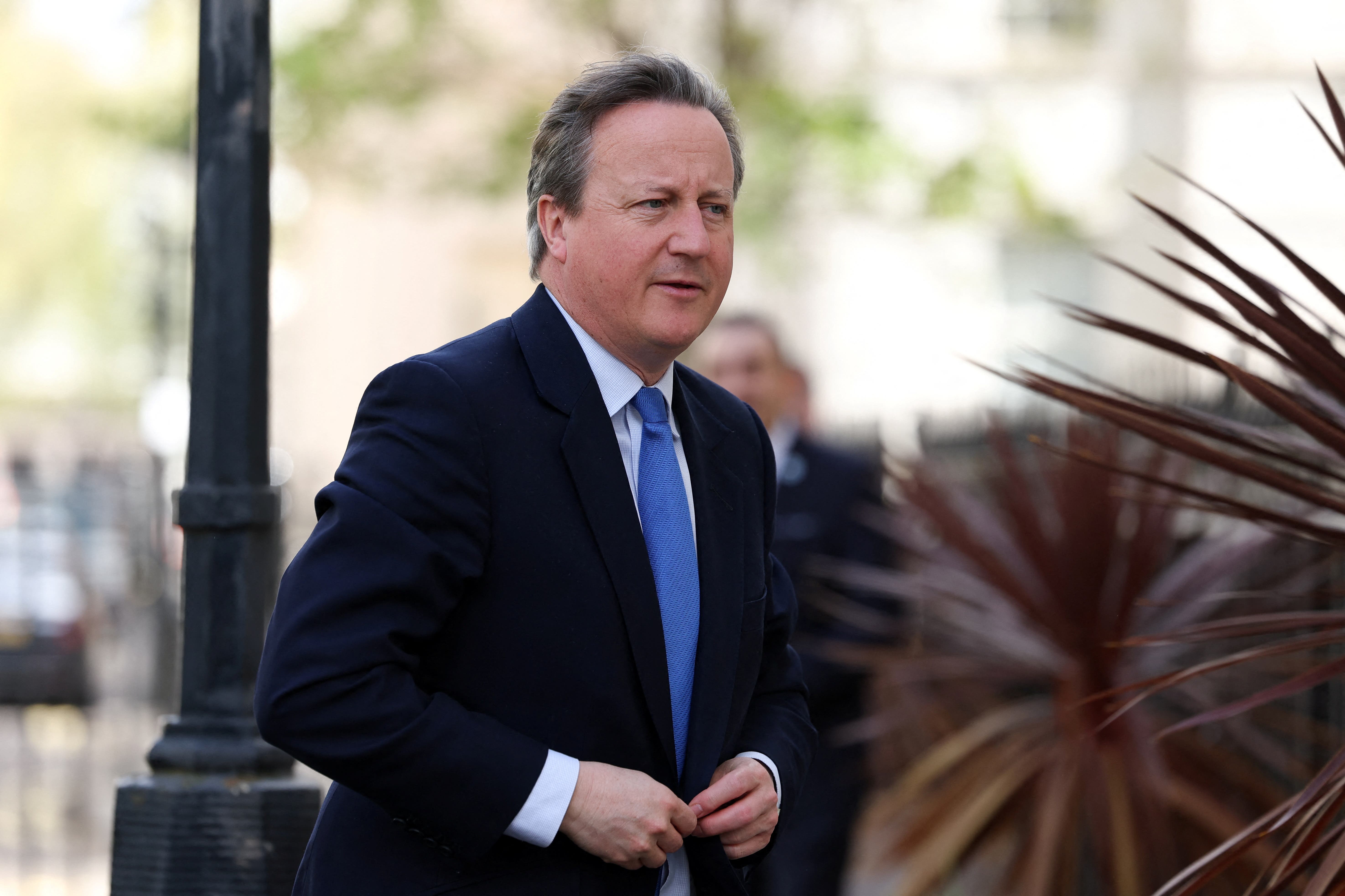 Foreign Secretary Lord David Cameron has called for coordinated sanctions against Iran