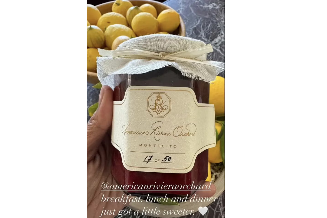 Meghan’s jam was released in limited batches and soft launched on social media.