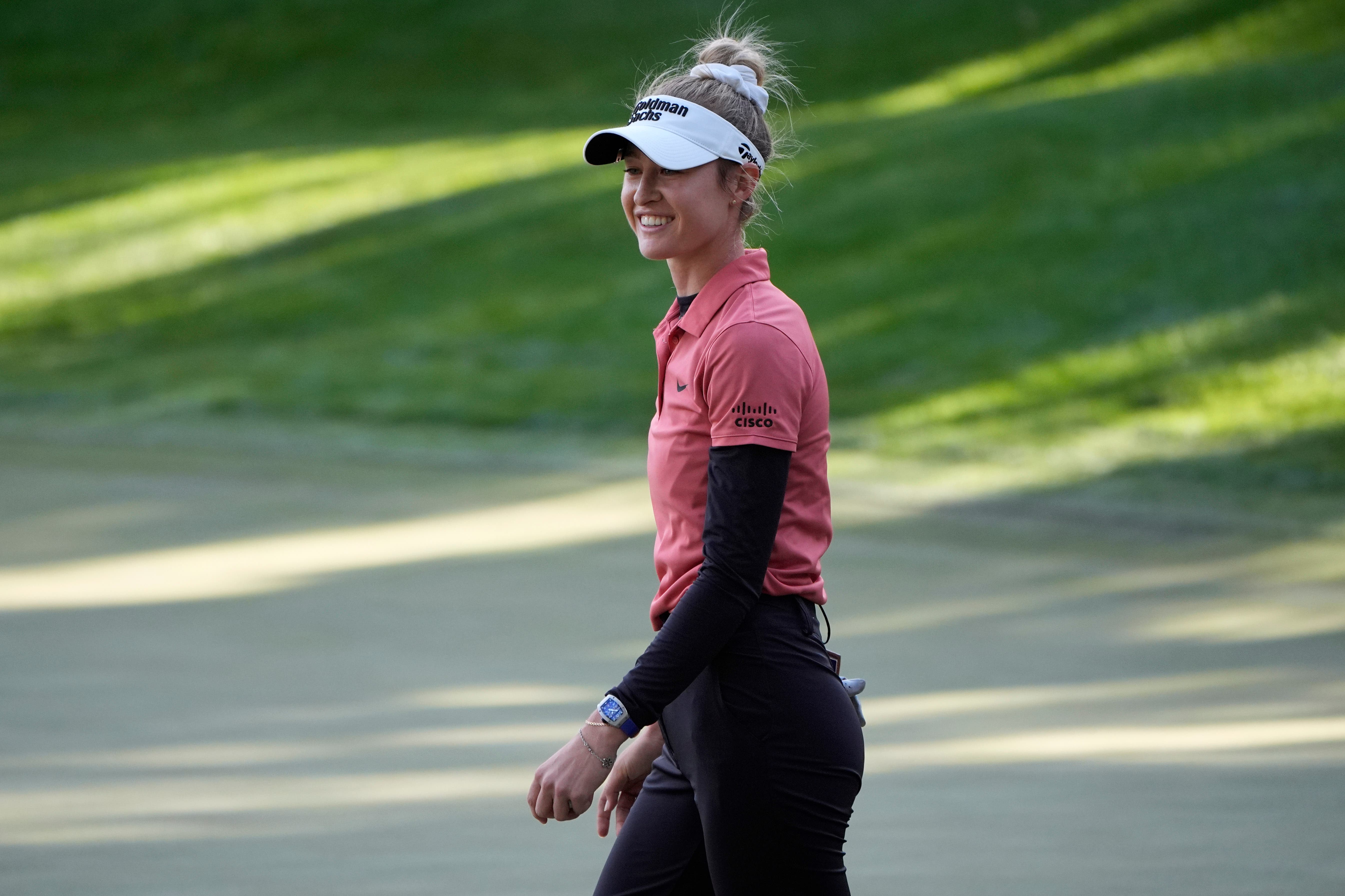 Nelly Korda has won on her last four starts (AP Photo/John Locher)