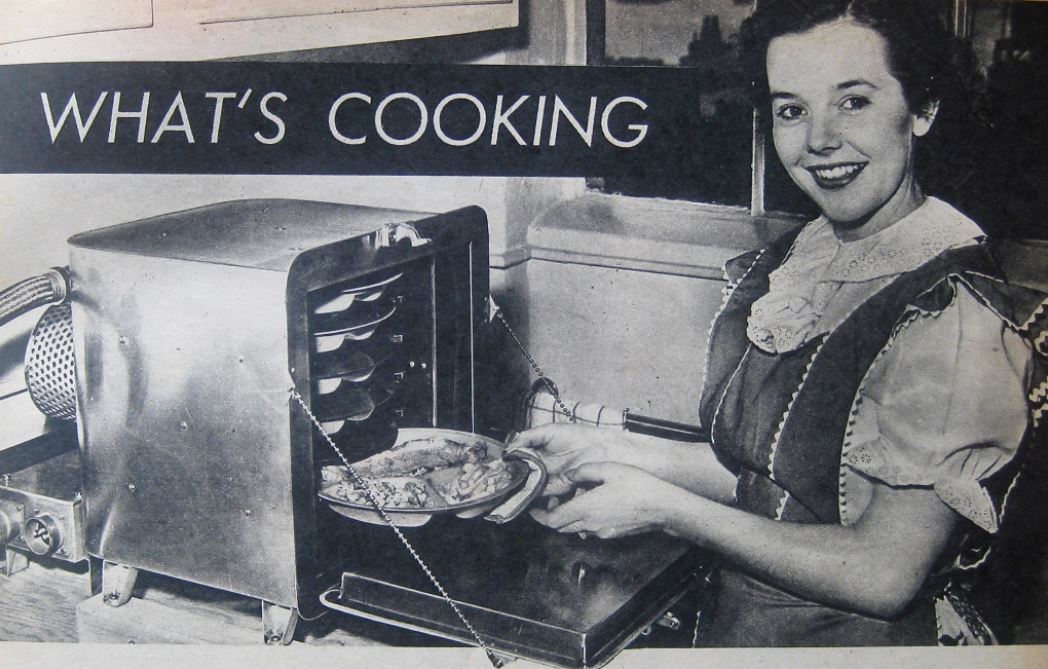 Frying high: a version of Maxson’s Whirlwind Oven is still used on planes today