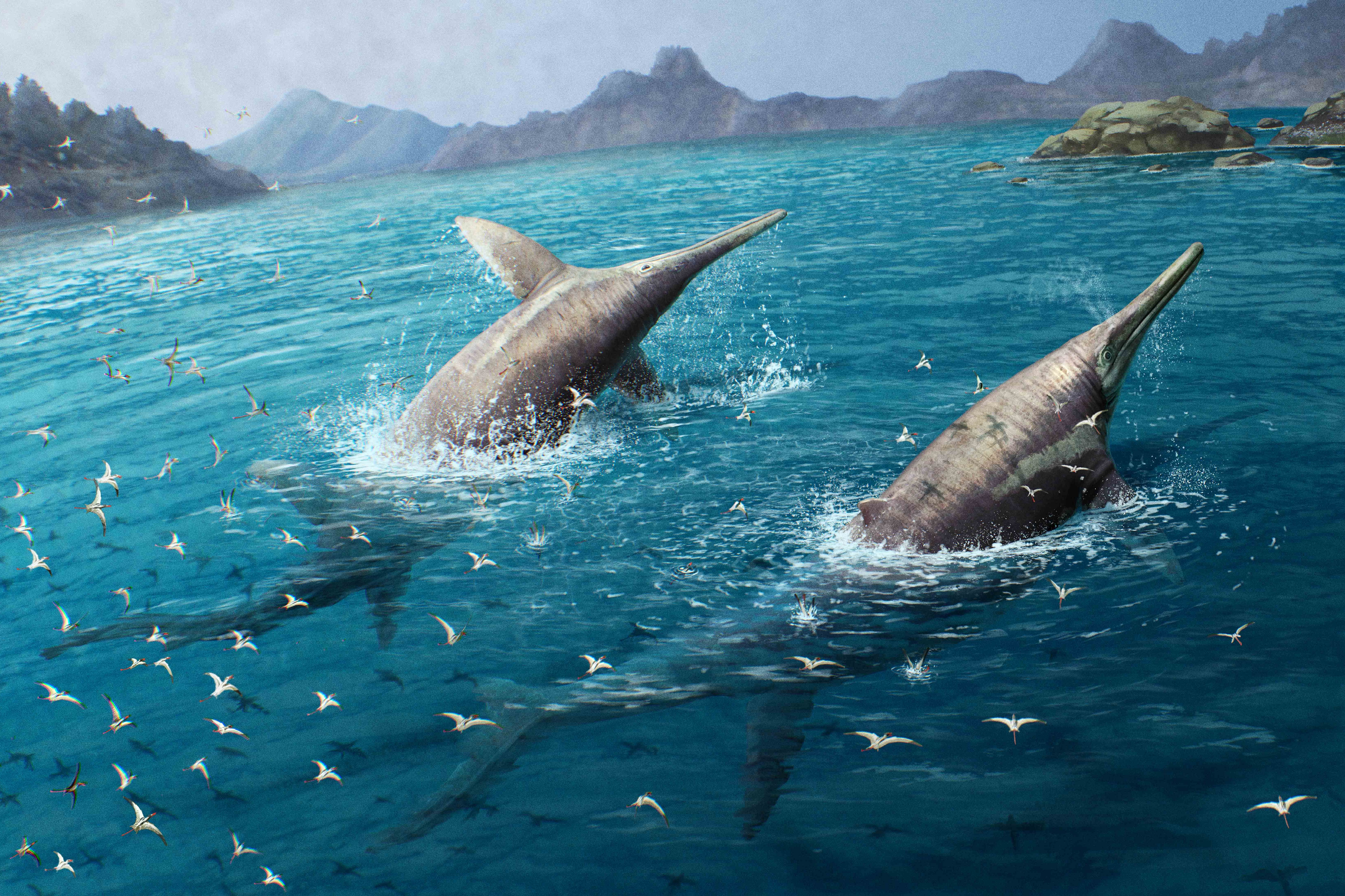 Researchers identify ichthyosaur that may be the largest known marine reptile (Gabriel Ugueto/University of Manchester)