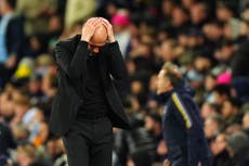 ‘No regrets’ says Pep Guardiola after Manchester City loss in Champions League