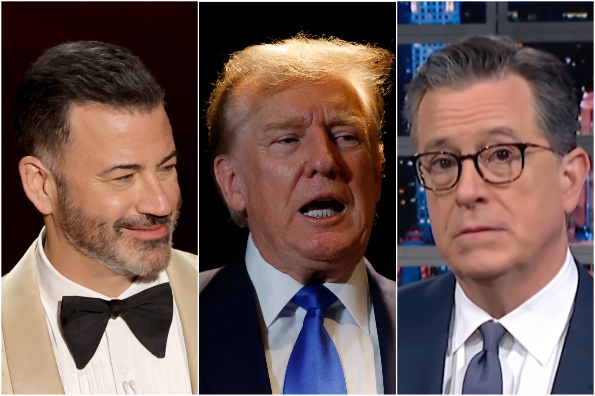 Colbert told Trump to ‘keep my friend Jimmy Kimmel’s name out of your weird little wet mouth’