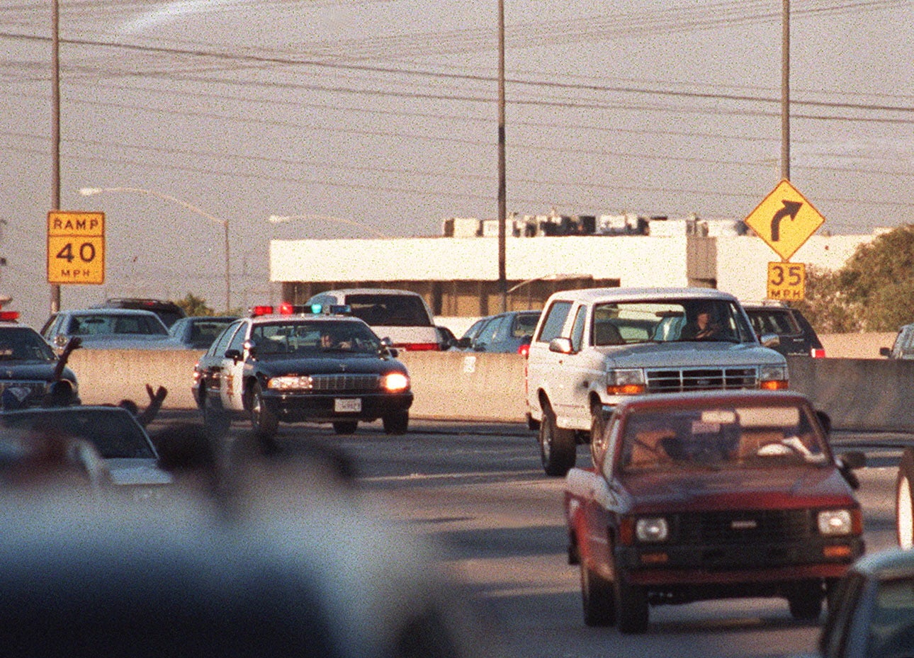 Cultural moments were more widely shared in the Nineties. A whopping 95 million people watched the 1994 O.J. Simpson car chase live.