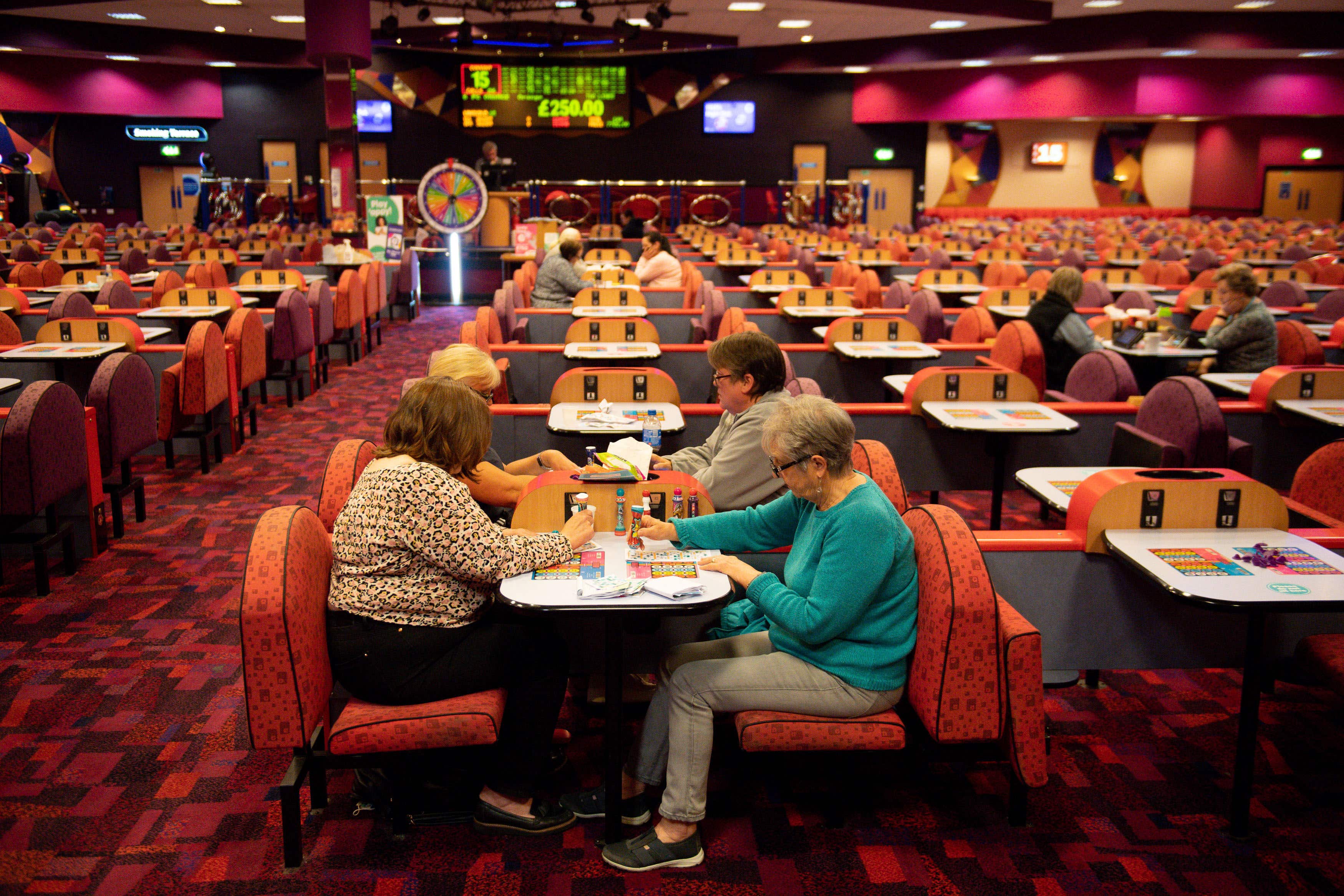 Mecca Bingo owner Rank Group said more people have been visiting its clubs and spending more money (Jacob King/PA)