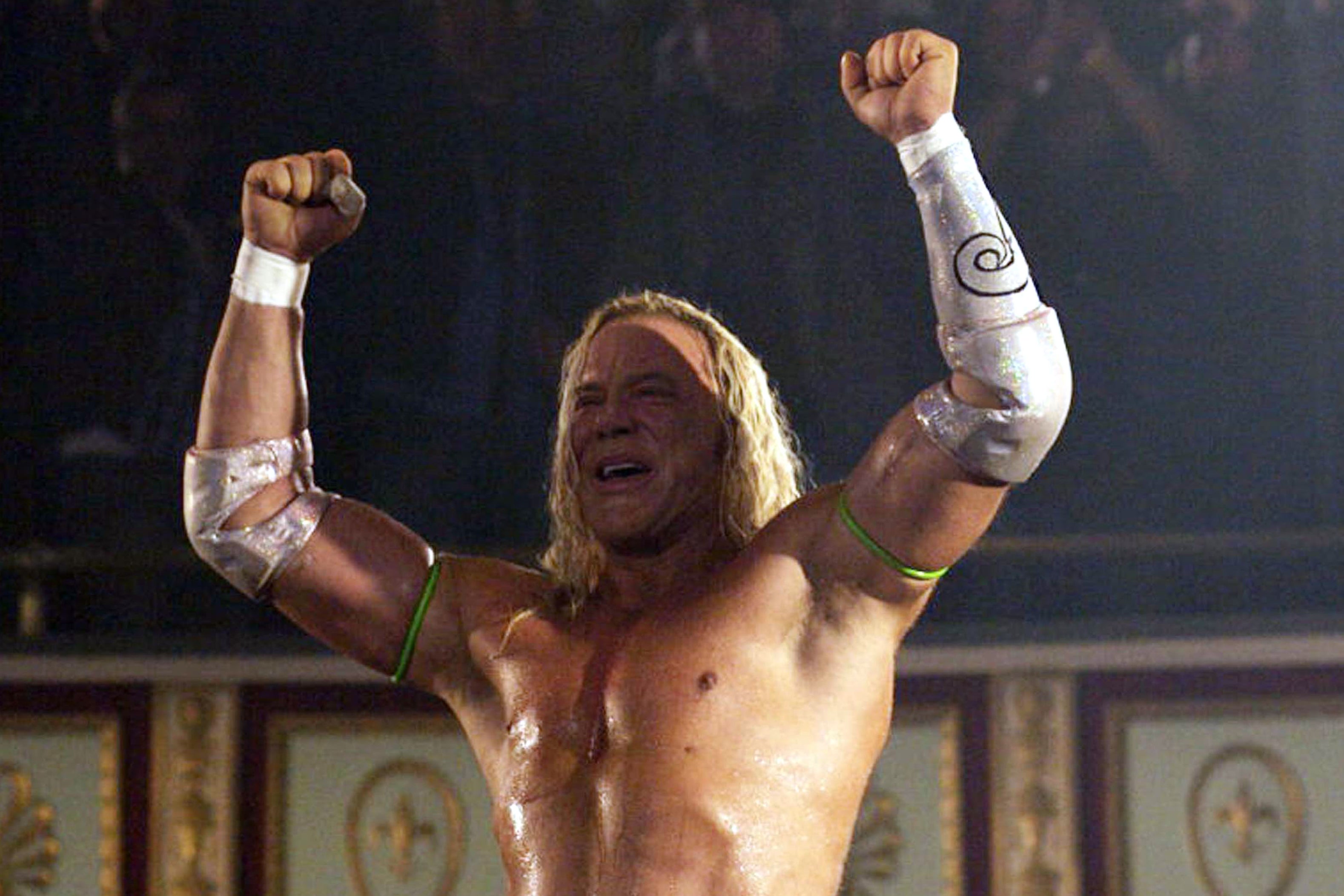 Best of the bunch: Mickey Rourke in Darren Aronofsky’s ‘The Wrestler’