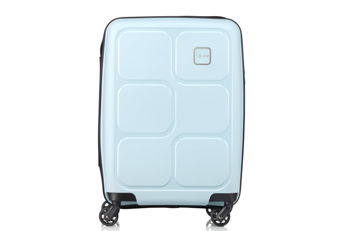 Tripp new world ice blue cabin suitcase