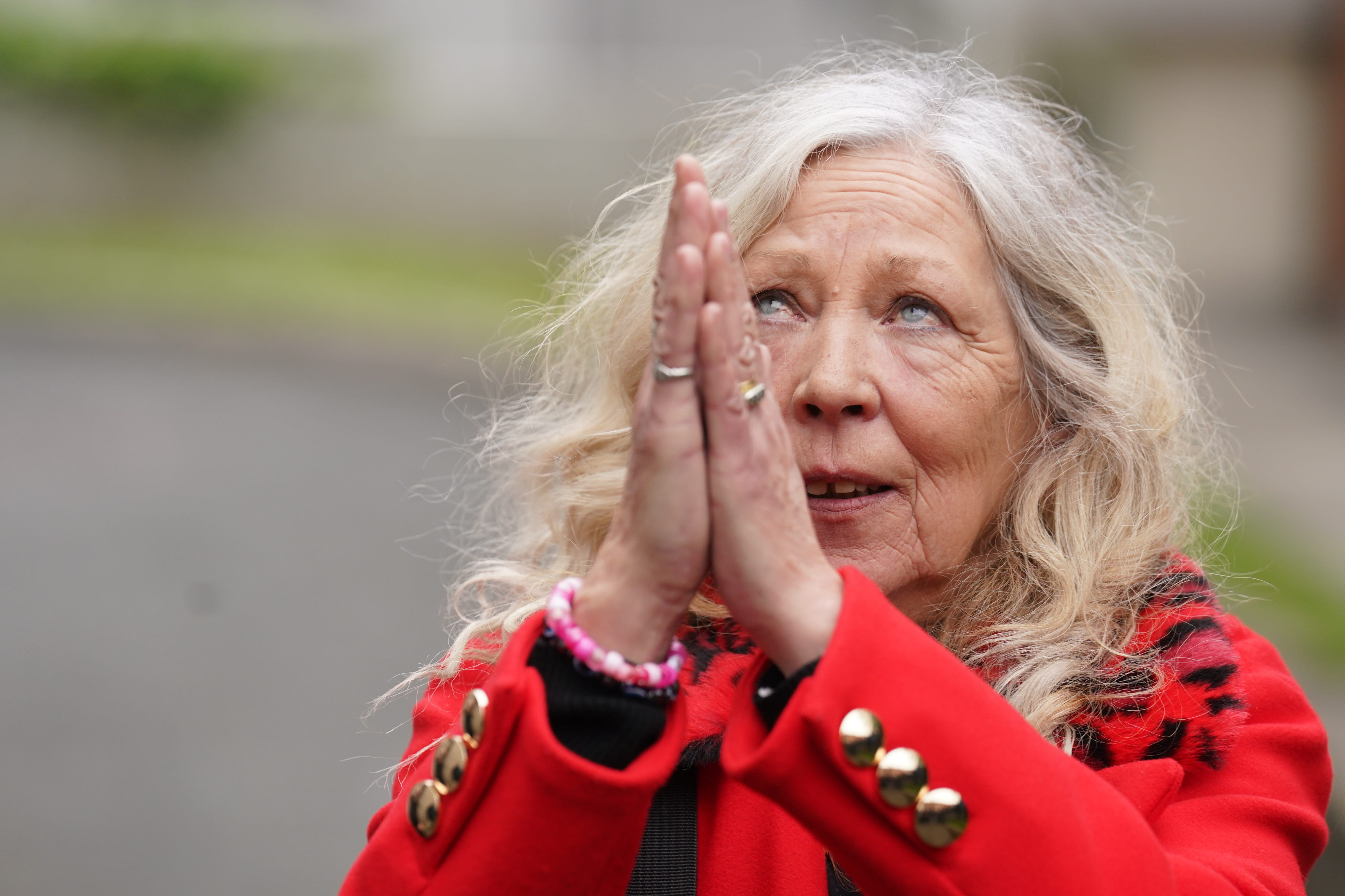 Stardust survivor Antoinette Keegan, who lost her two sisters Mary and Martina in the fire, outside Dublin Coroner’s Court after a verdict of unlawful killing (Brian Lawless/PA)