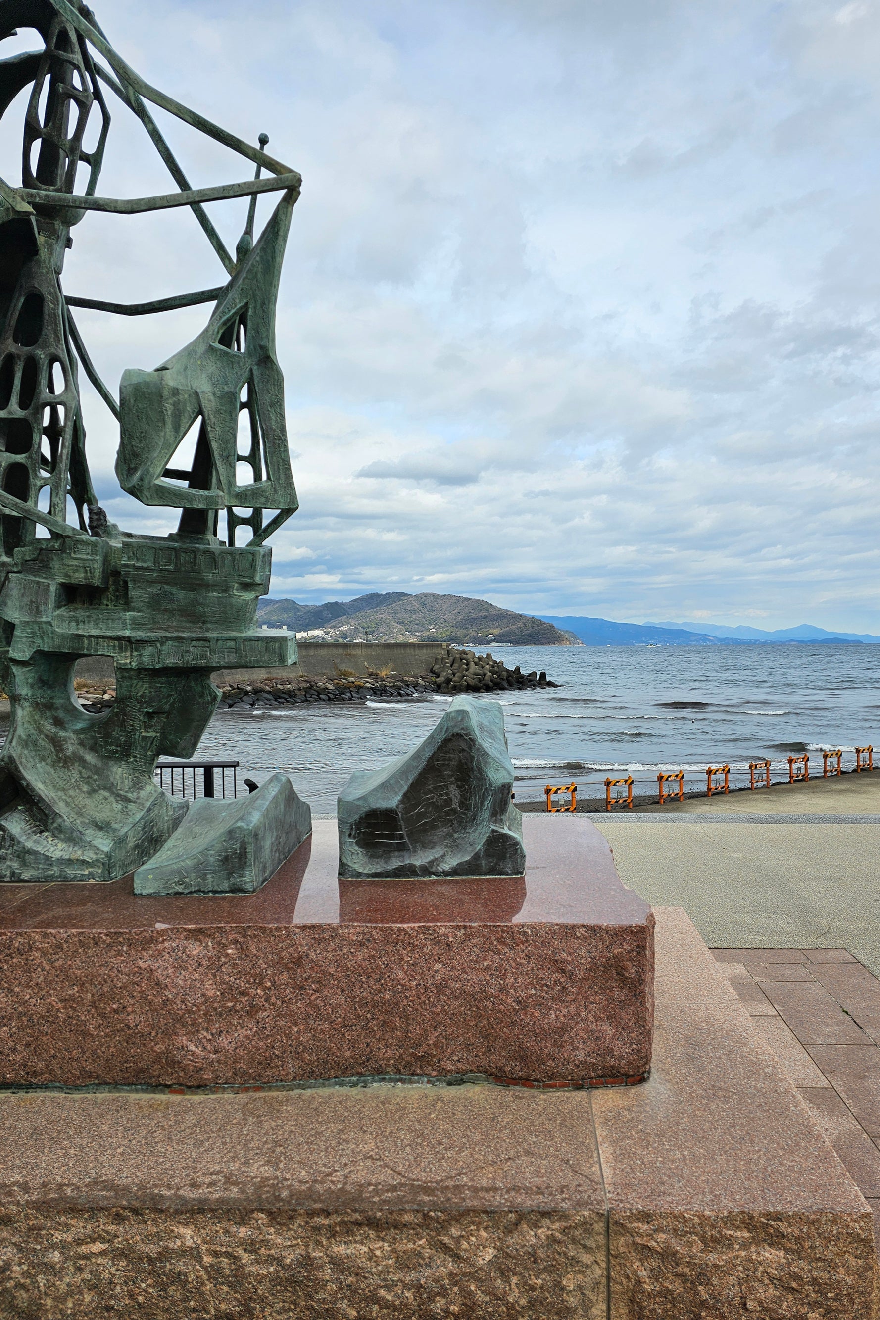 A monument to Miura Anjin in the fishing village of Itō