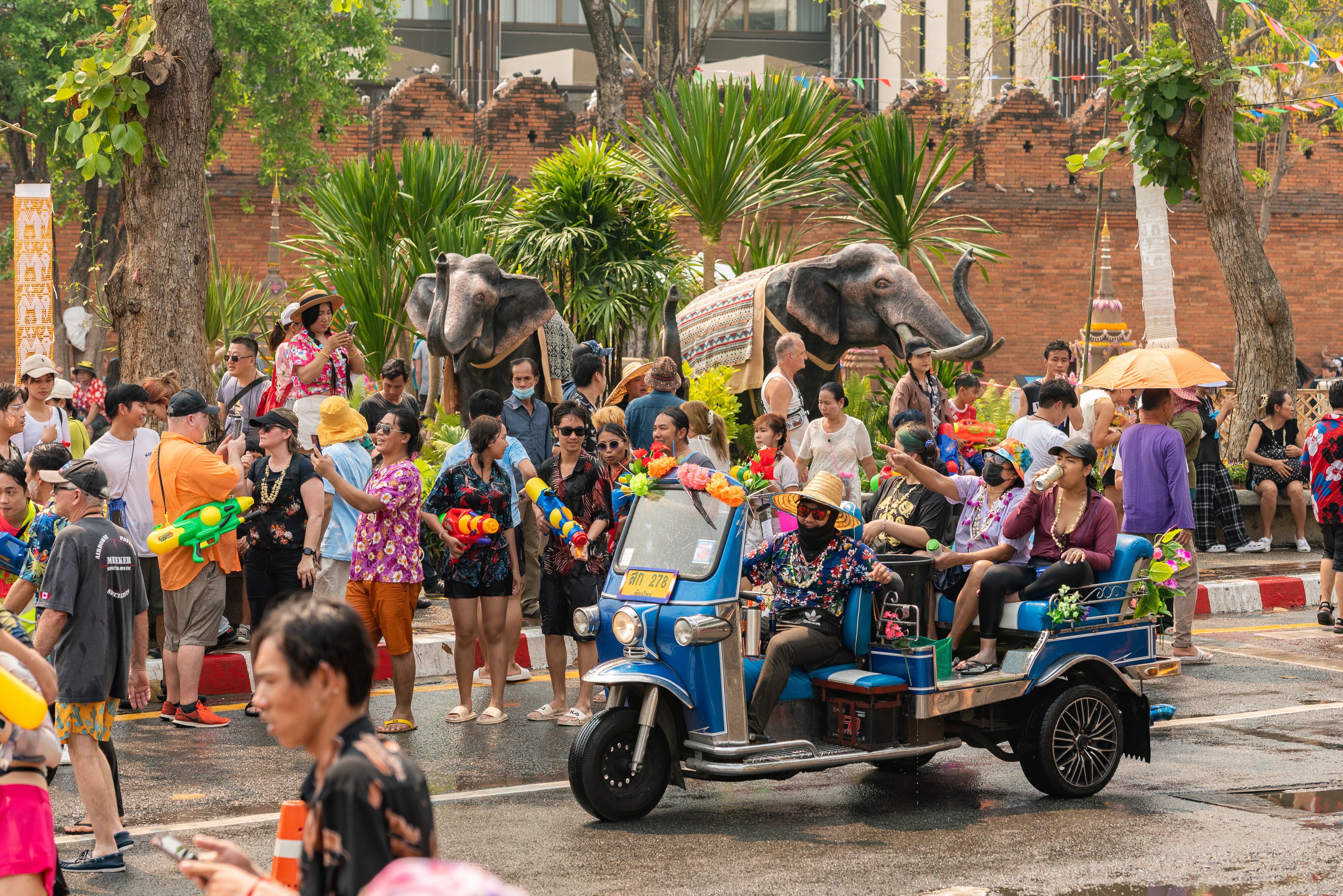 The Thai new year celebration is the country’s most famous festival