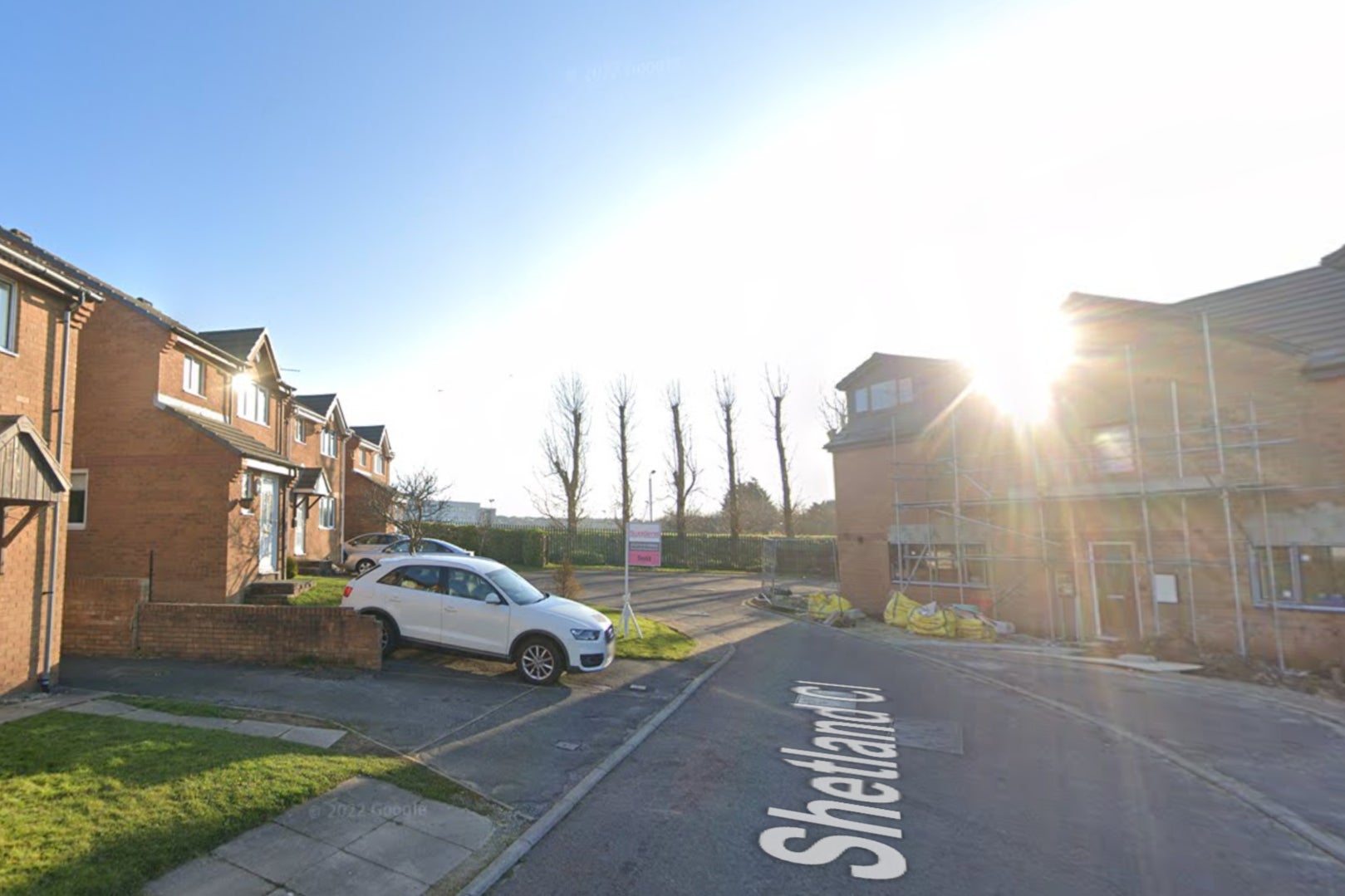 Police and the fire service were called out to a property in Shetland Close, Bradford