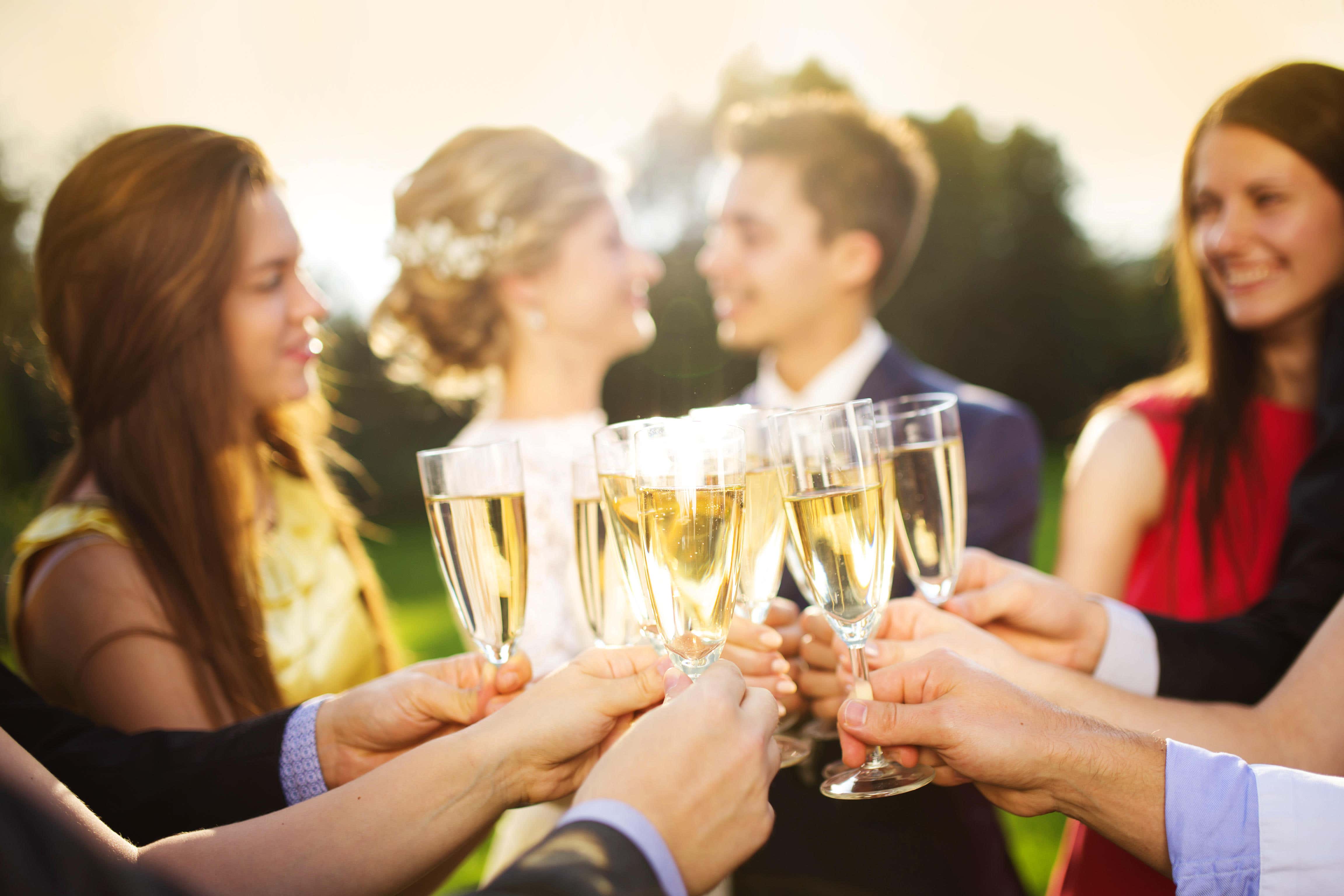 Celebrating a wedding can be costly for guests (Alamy/PA)