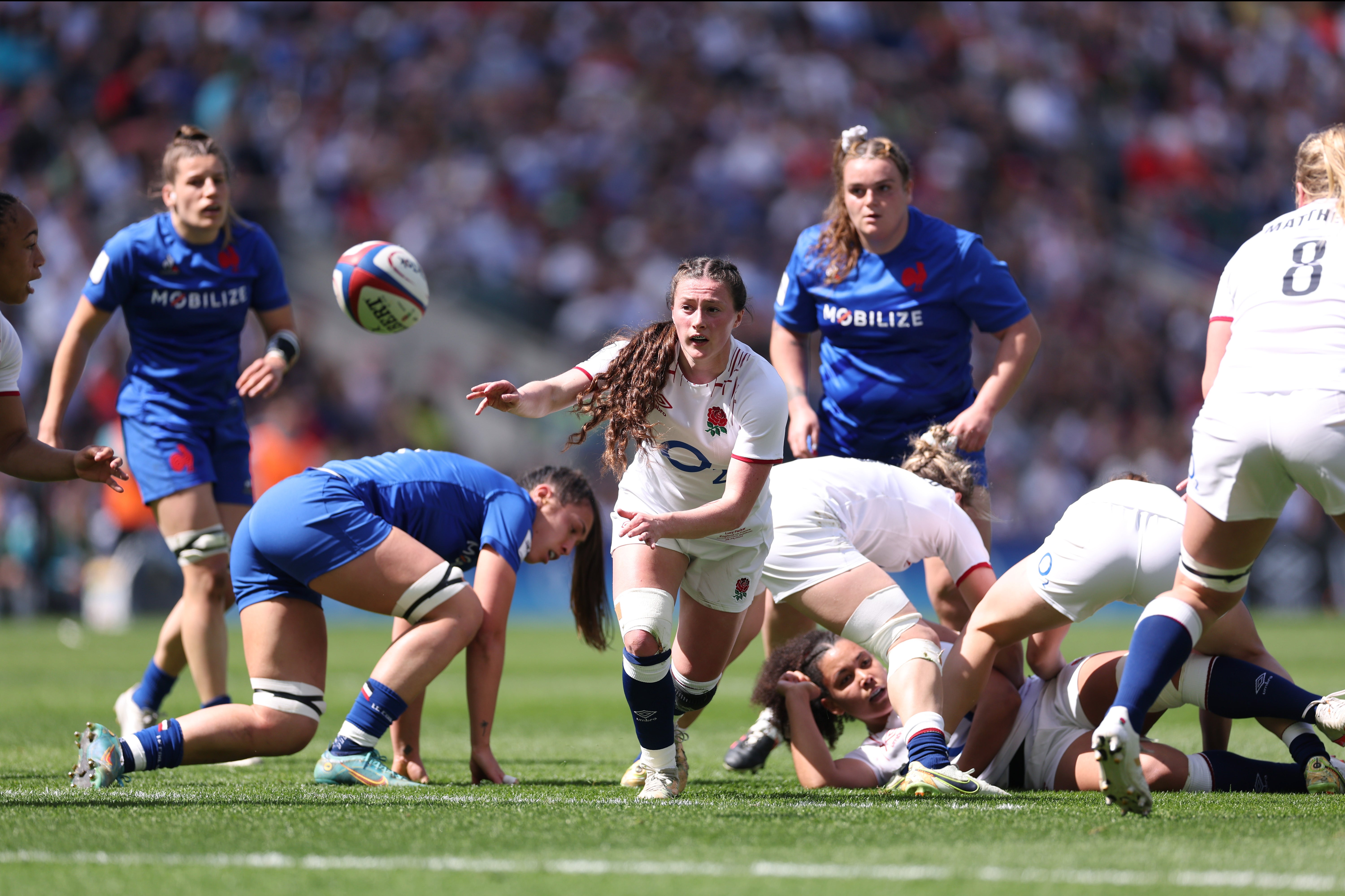 Lucy Packer enjoyed a breakthrough performance at Twickenham last year