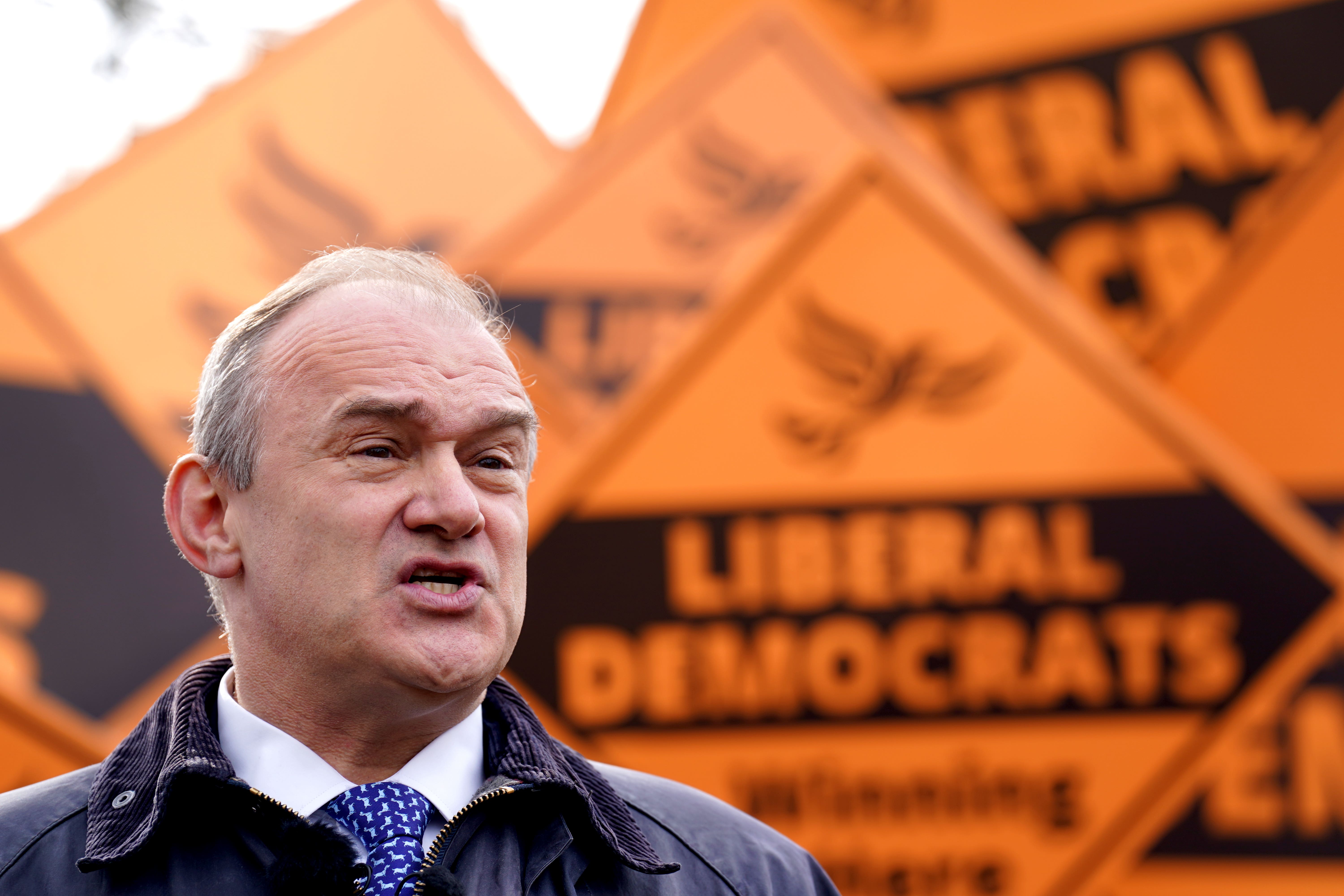 Liberal Democrat leader Sir Ed Davey (Joe Giddens/PA)