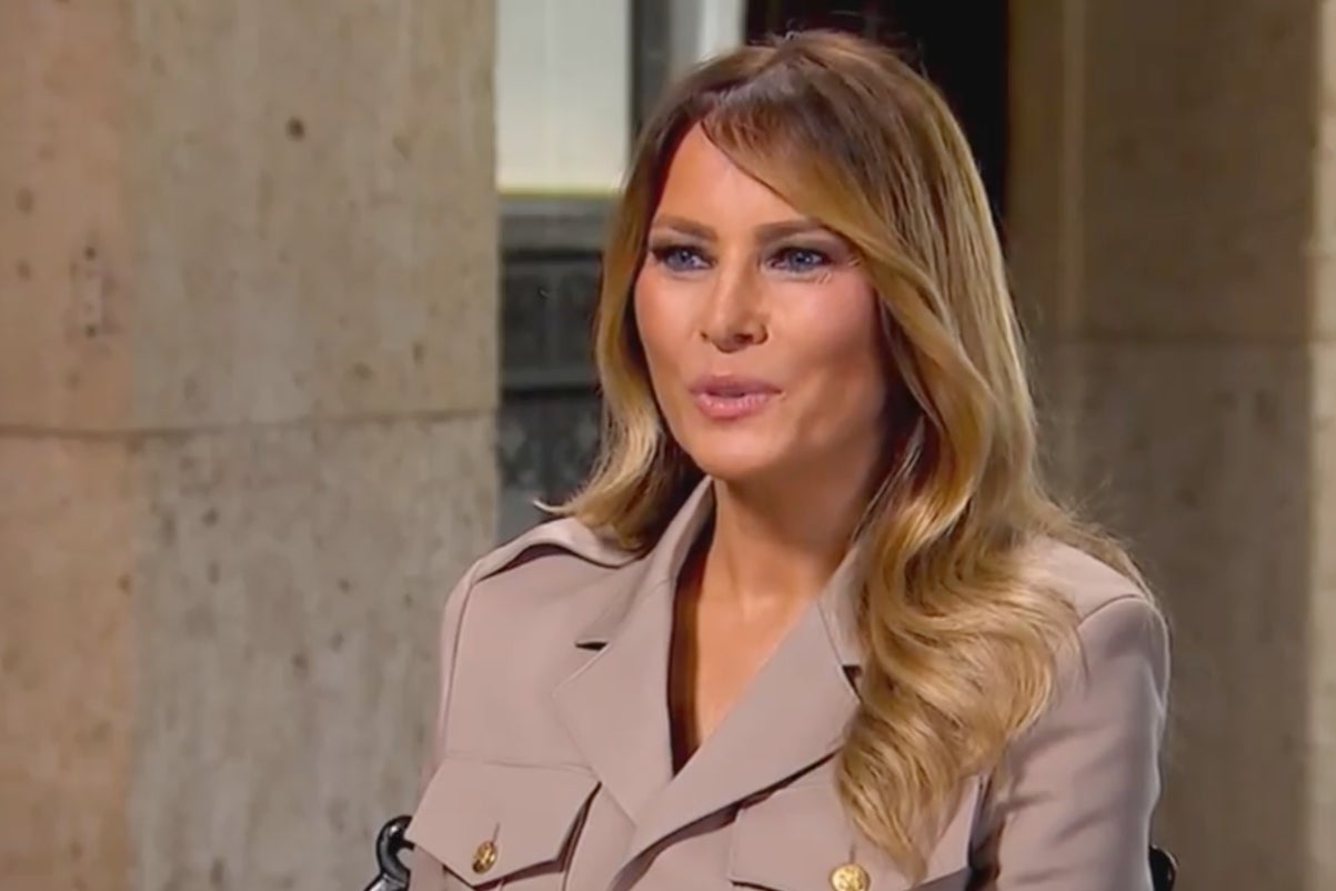 Melania Trump speaks to Fox News