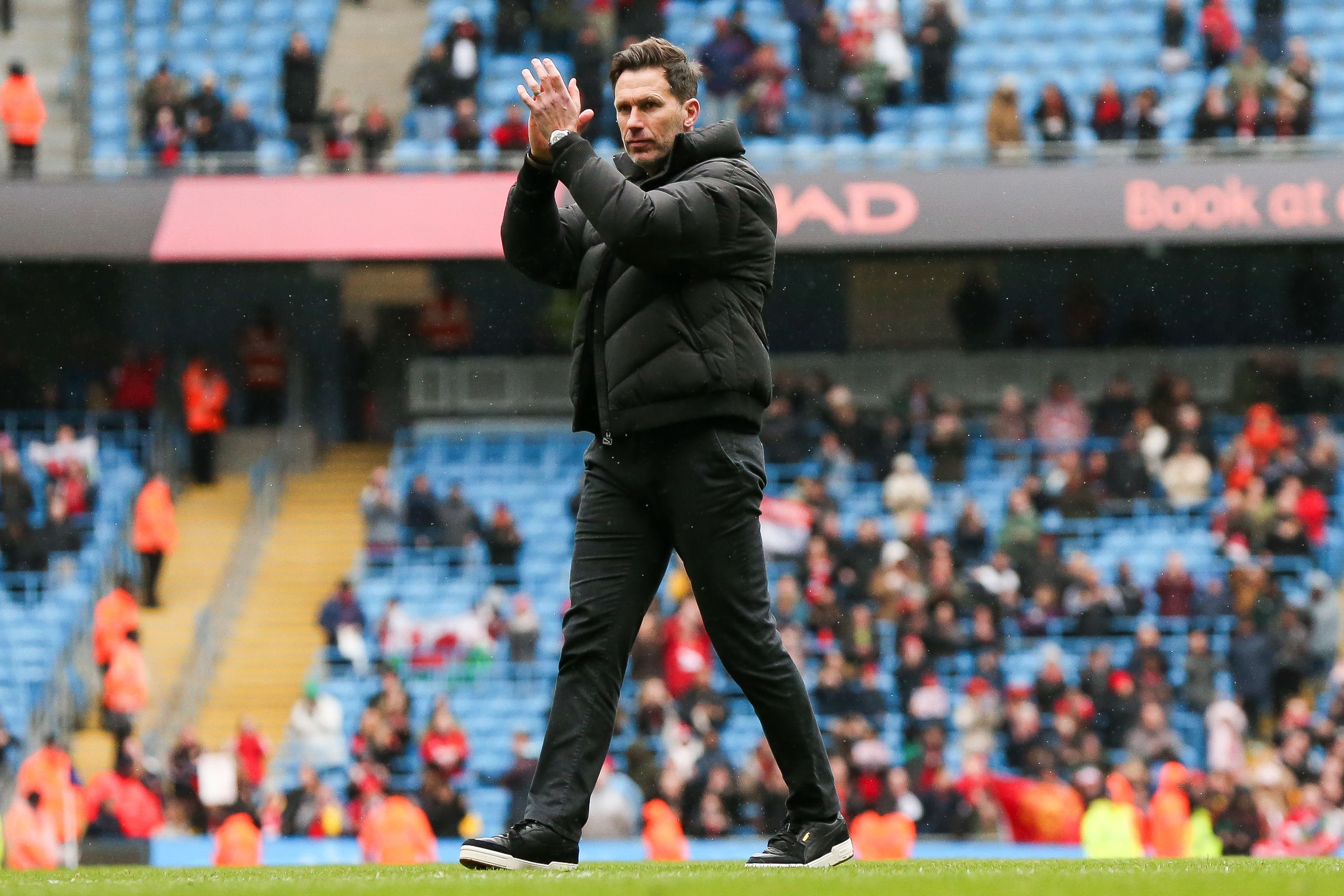 Gareth Taylor hopes to see Manchester City take over at the Women’s Super League summit this weekend (Barrington Coombs/PA)