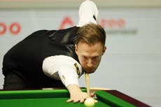 Judd Trump on top against wasteful Hossein Vafaei at World Snooker Championship