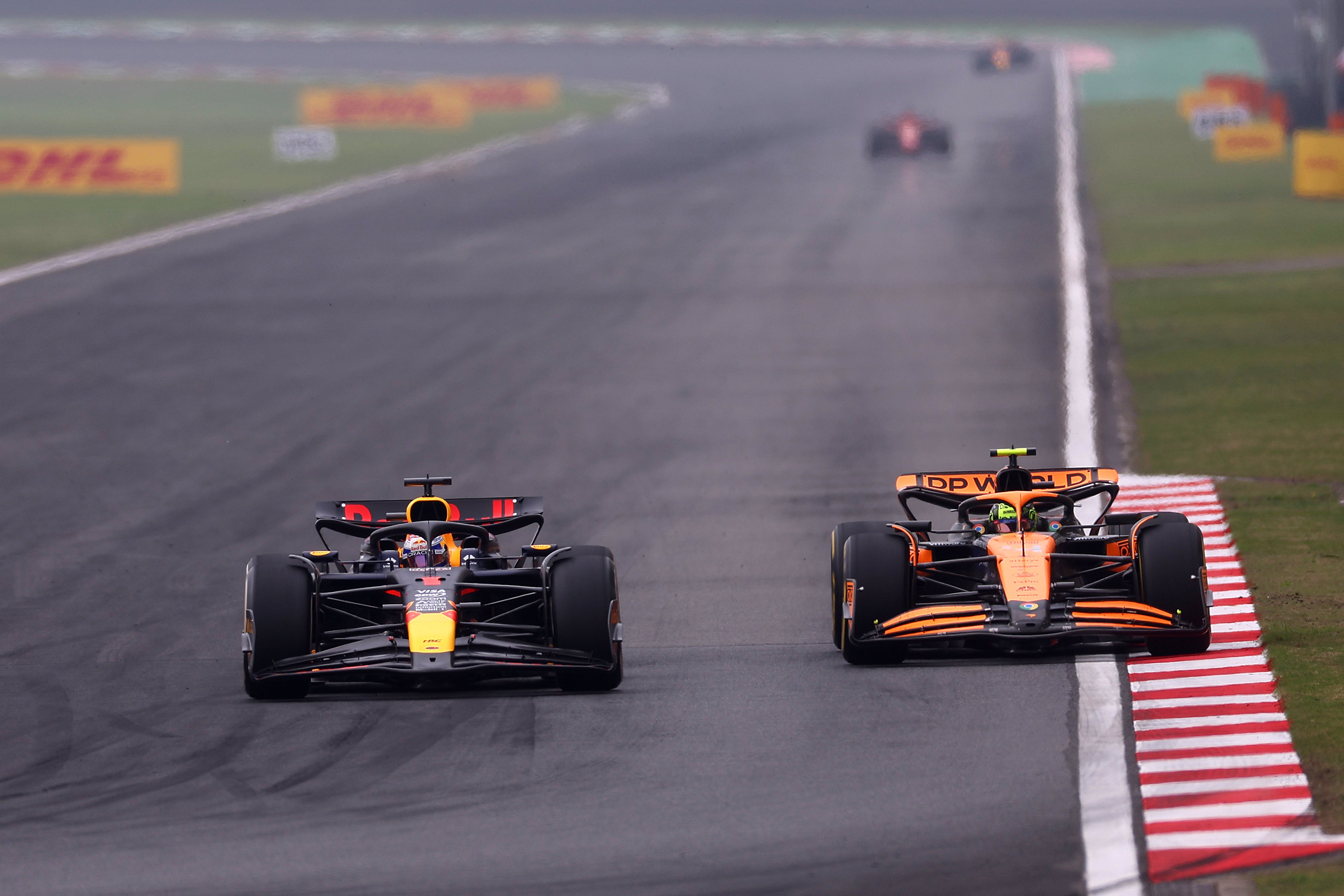 Max Verstappen won the Chinese Grand Prix, ahead of Lando Norris