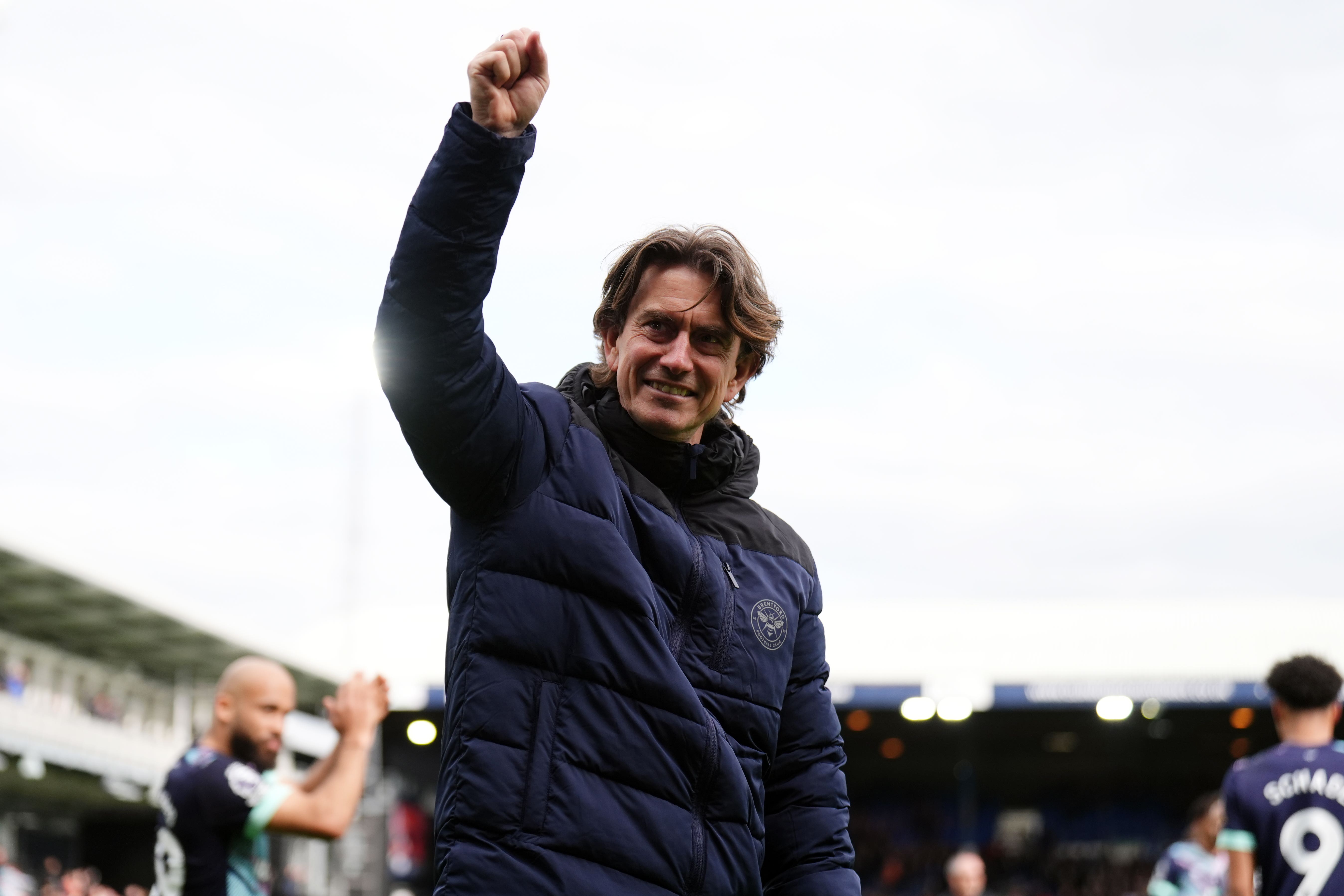 Thomas Frank saluted his Brentford attackers after a 5-1 win at Luton (John Walton/PA)