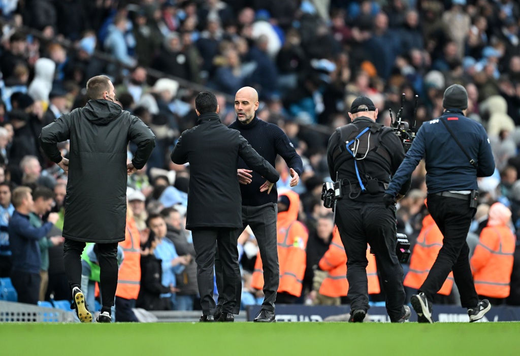 Pep Guardiola’s Manchester City side may be all that stands between Arteta and Arsenal’s first league title in 20 years