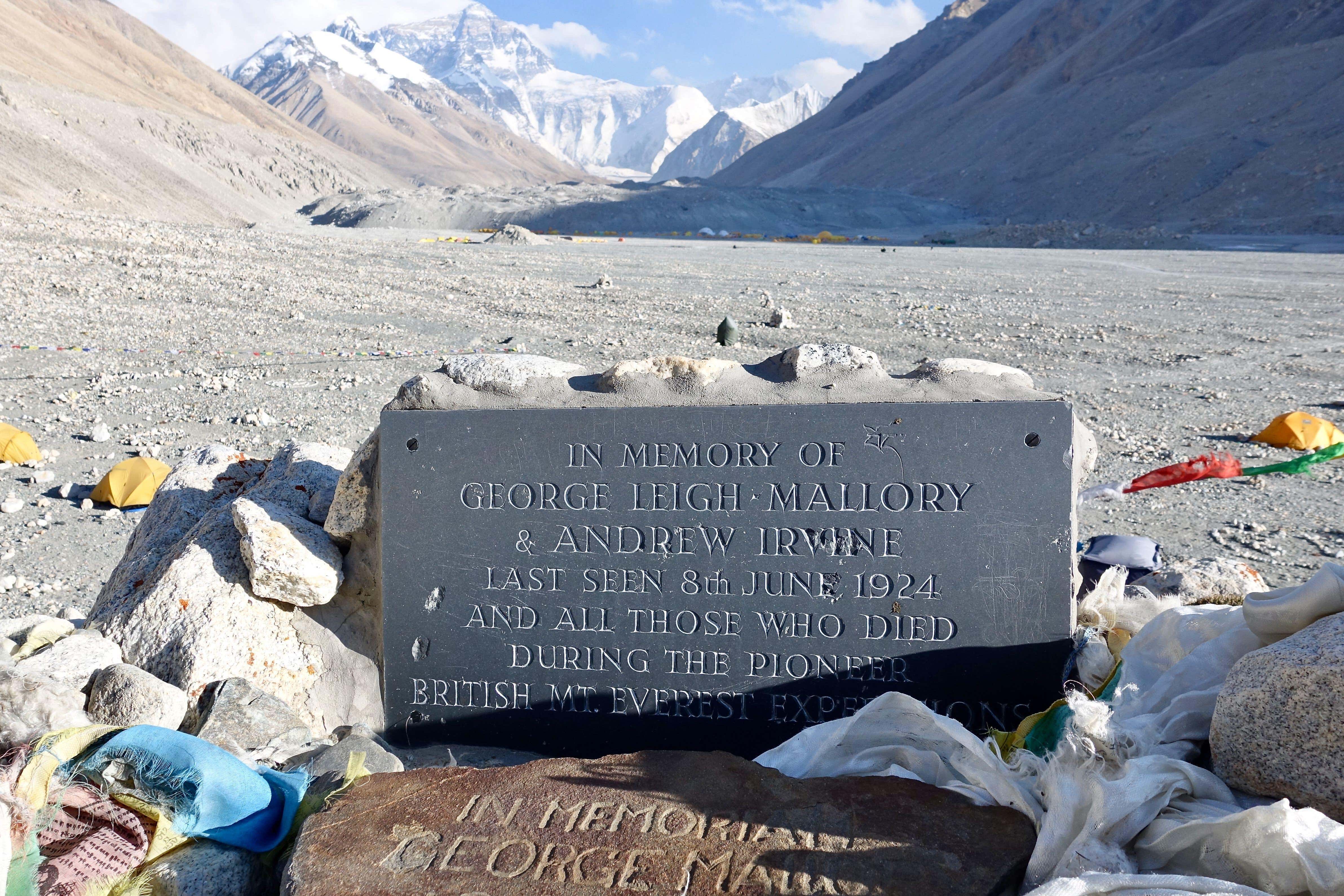 Memorial for George Mallory (Alamy/PA)