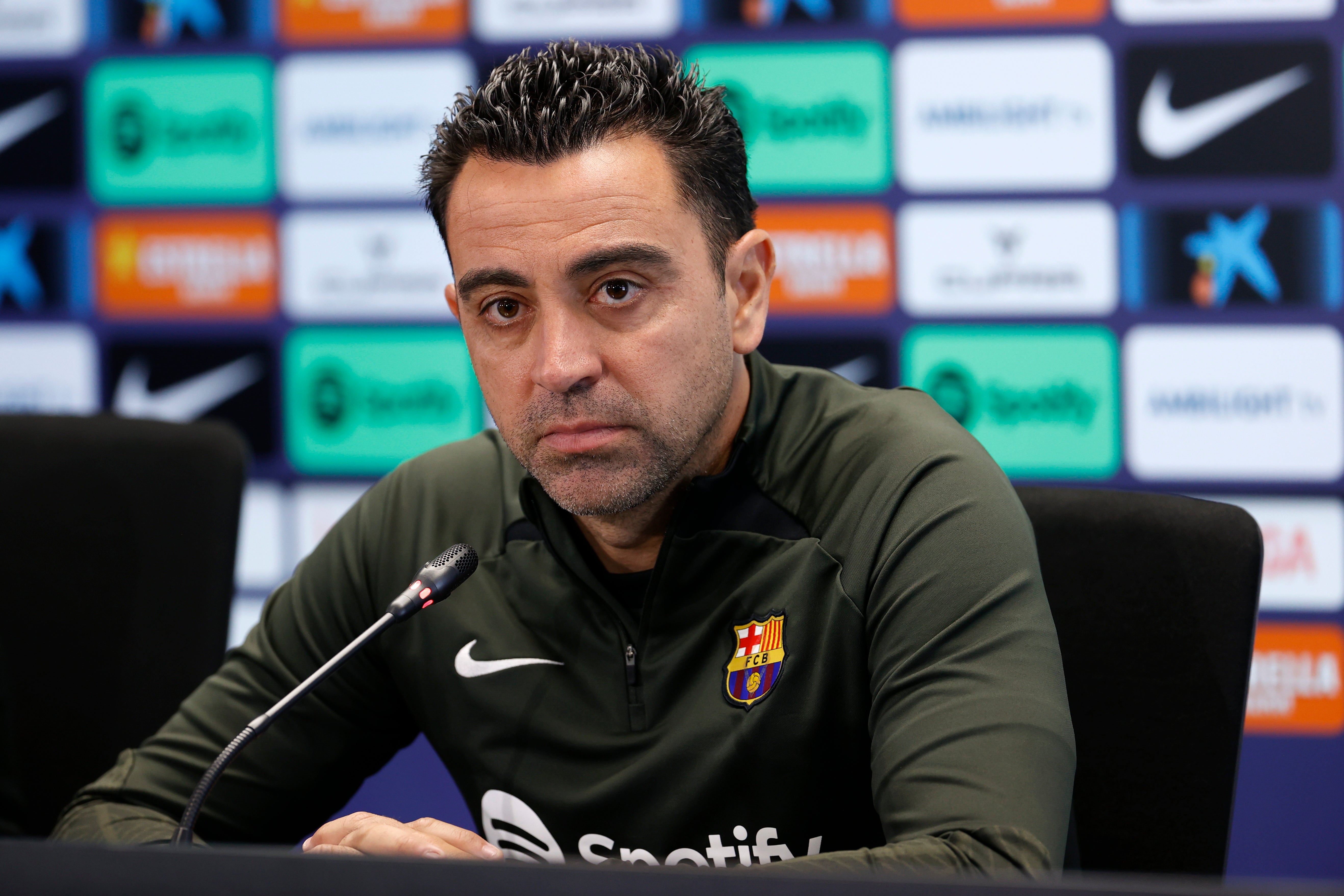 Barcelona boss Xavi described the disallowed goal as ‘maximum injustice’