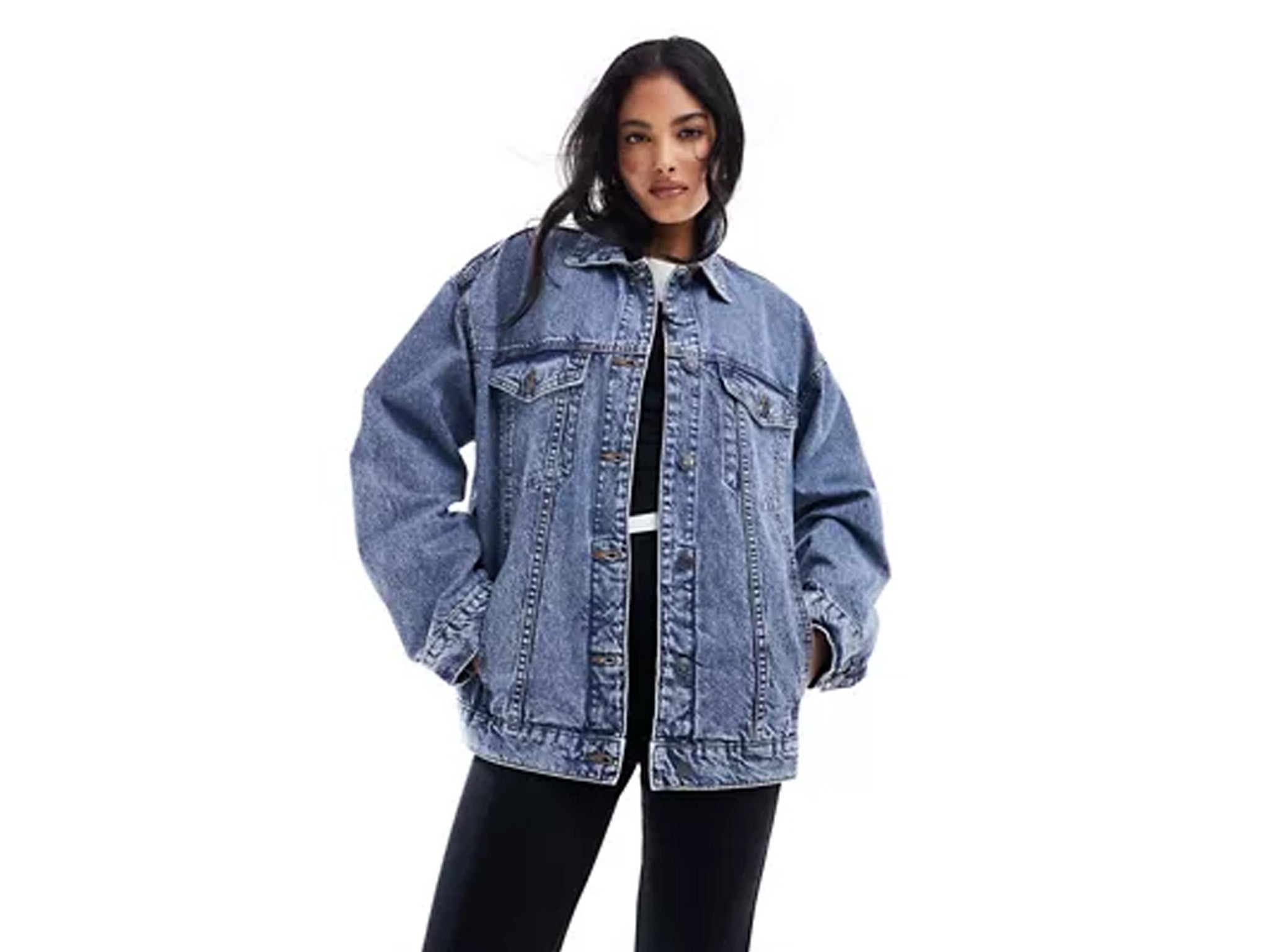 Asos Design oversized denim jacket