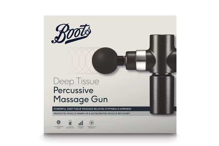 Boots deep tissue percussive massage gun