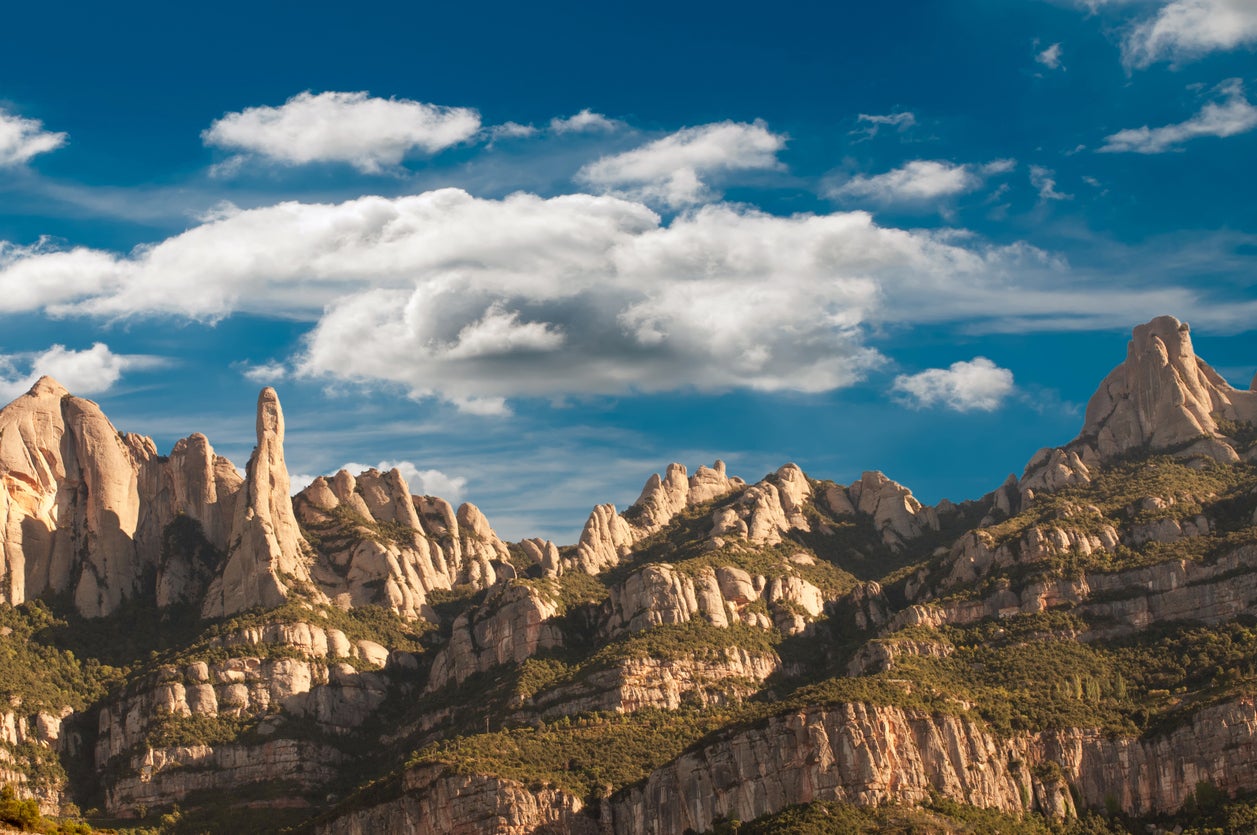 The majestic sights of Montserrat