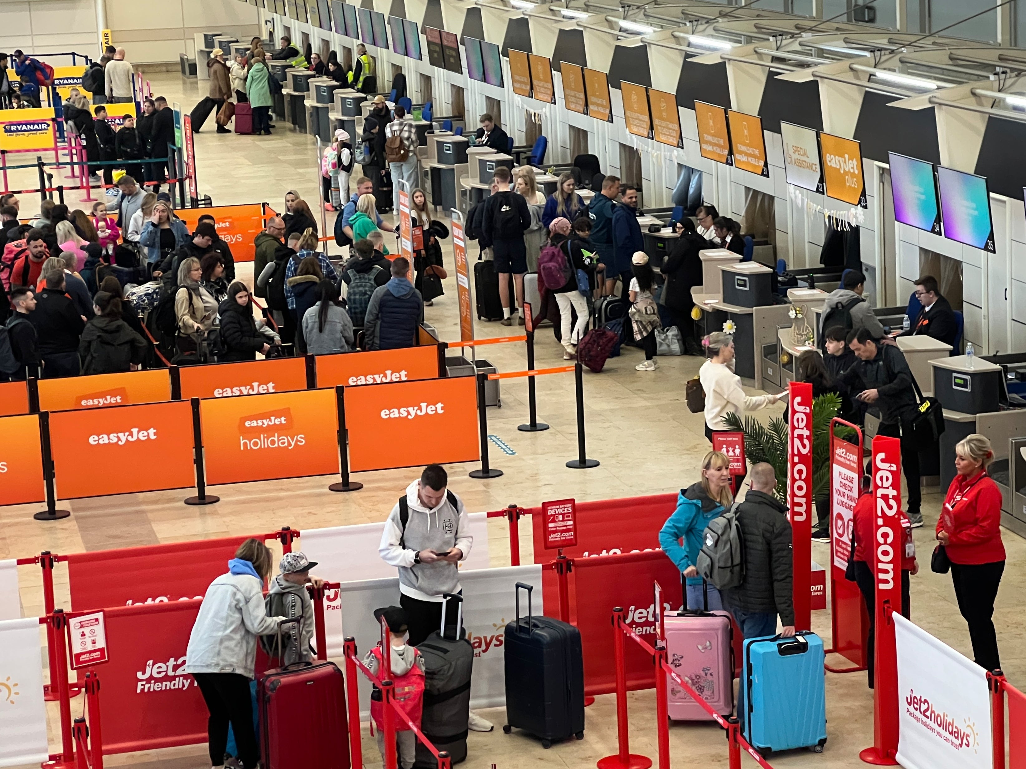 Departures concourse at Liverpool John Lennon airport (file photo)