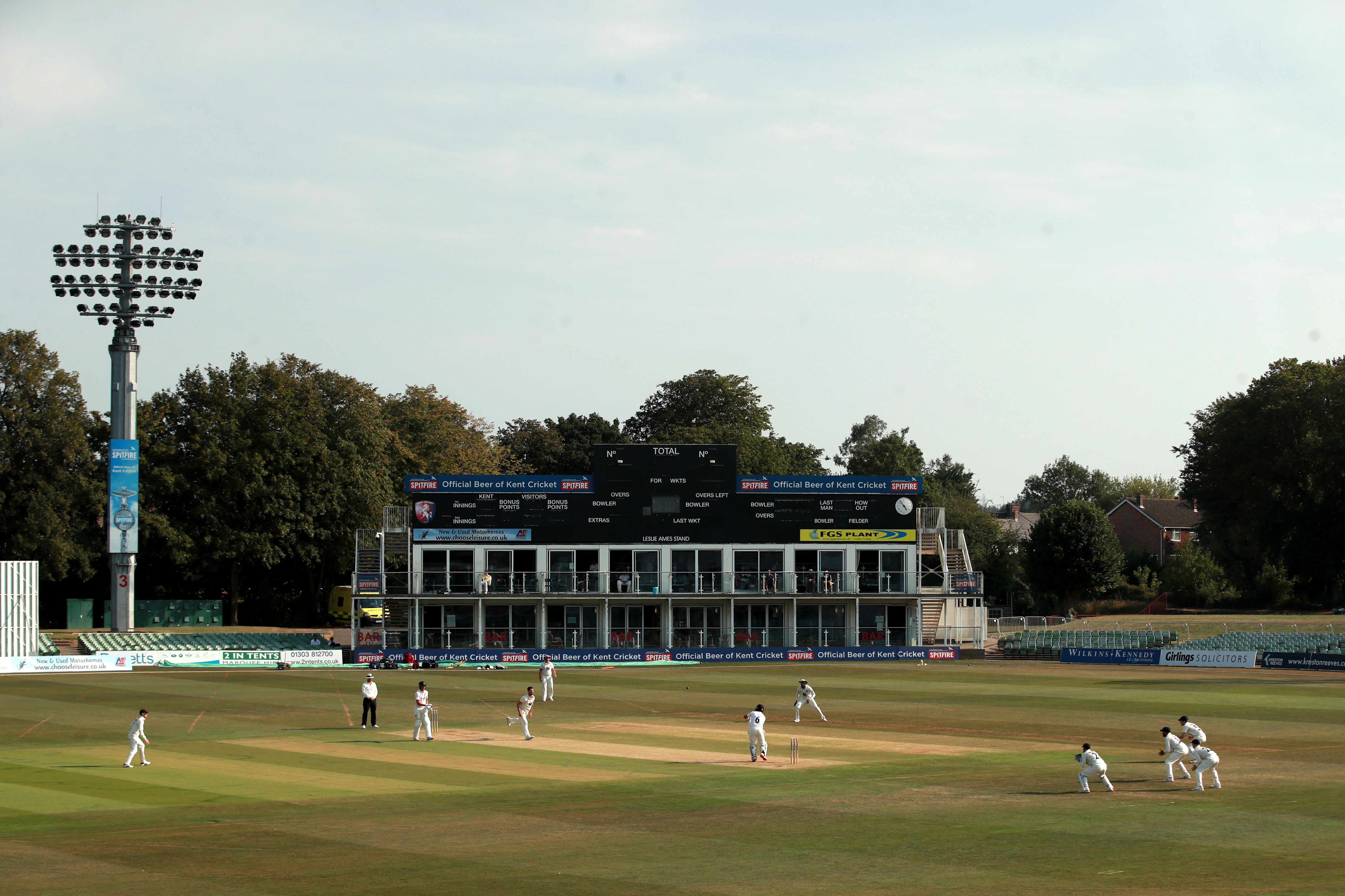 Surrey recorded their first win of the season at Kent (Adam Davy/PA)