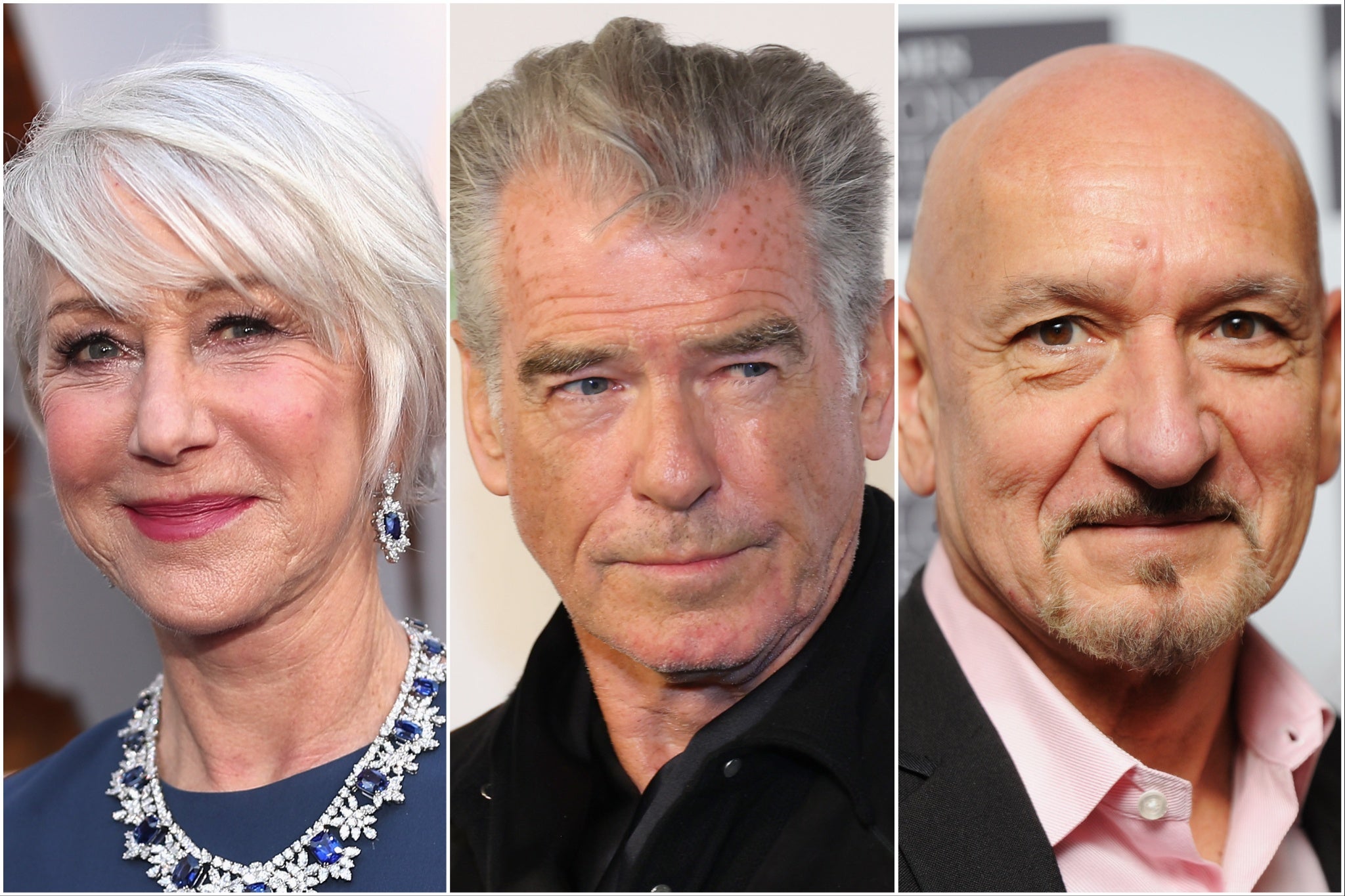 The three actors revealed as ‘The Thursday Murder Club’ lead actors: Mirren, Brosnan and Kingsley