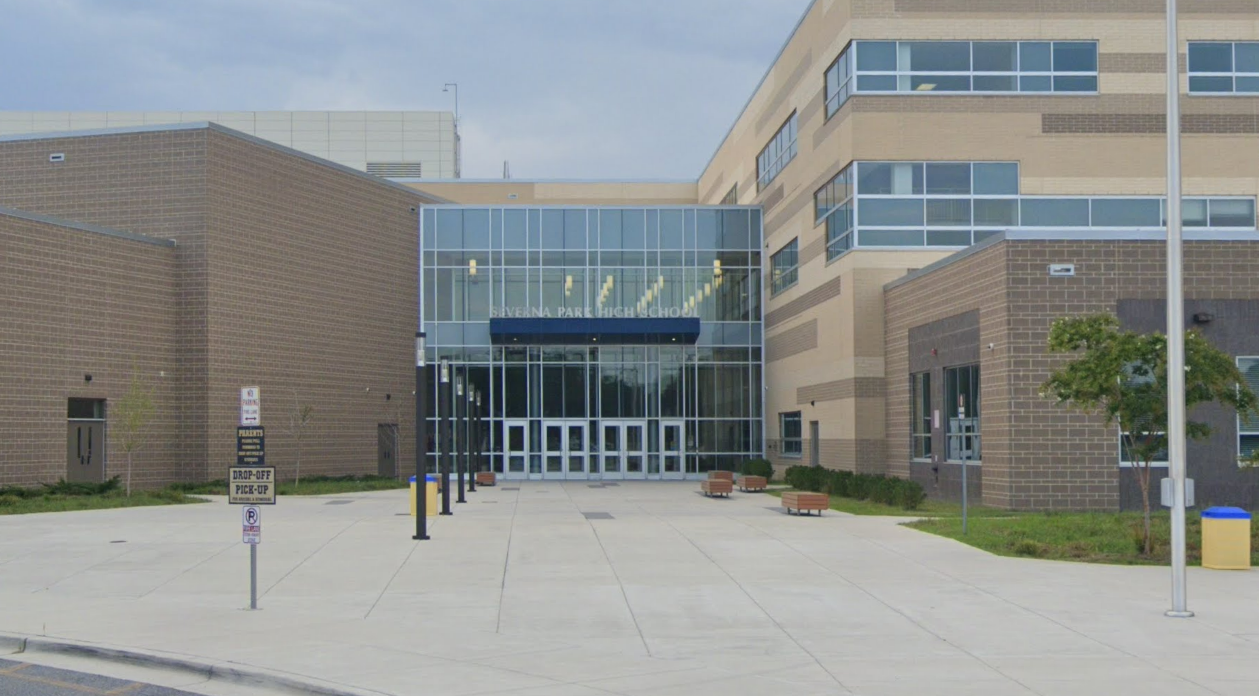 Heavy police presence surrounded the outside of the school after reports of possible violence