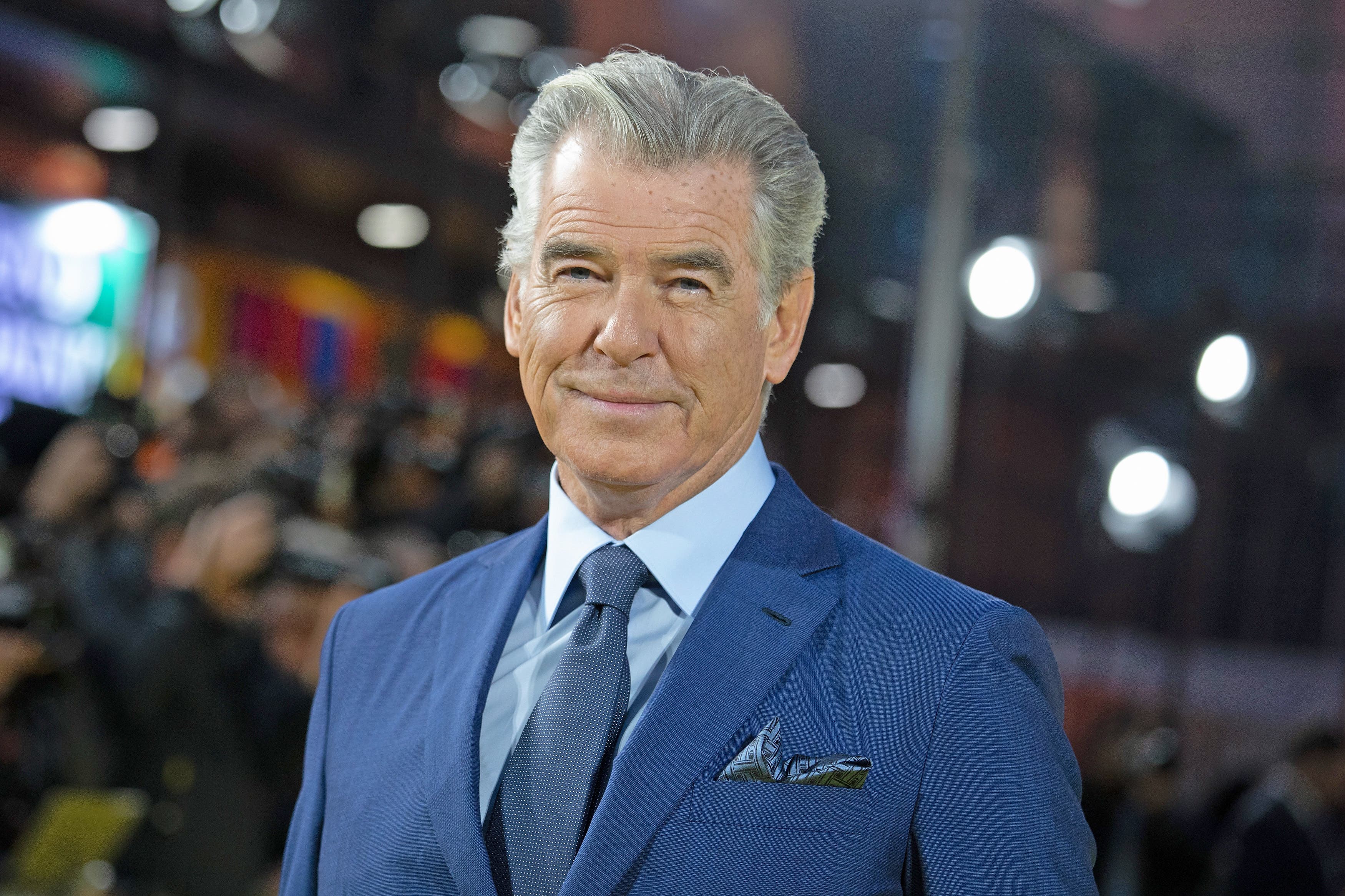 Pierce Brosnan will take on the role of former union activist Ron Richie in Richard Osman’s The Thursday Murder Club (Suzan Moore/PA)