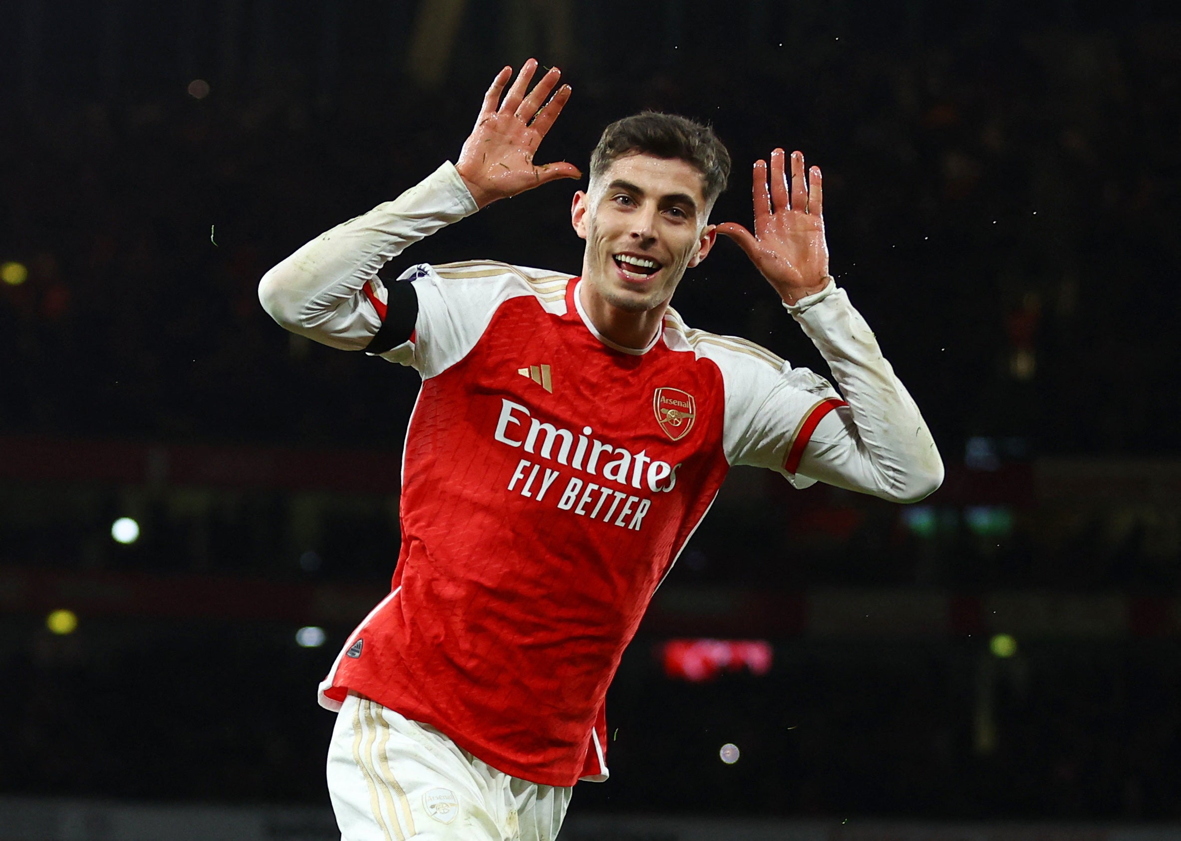 Kai Havertz scored twice as Arsenal hammered Chelsea at the Emirates Stadium