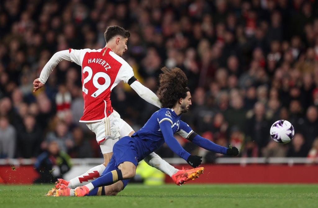 Havertz scored twice as Arsenal hammered Chelsea