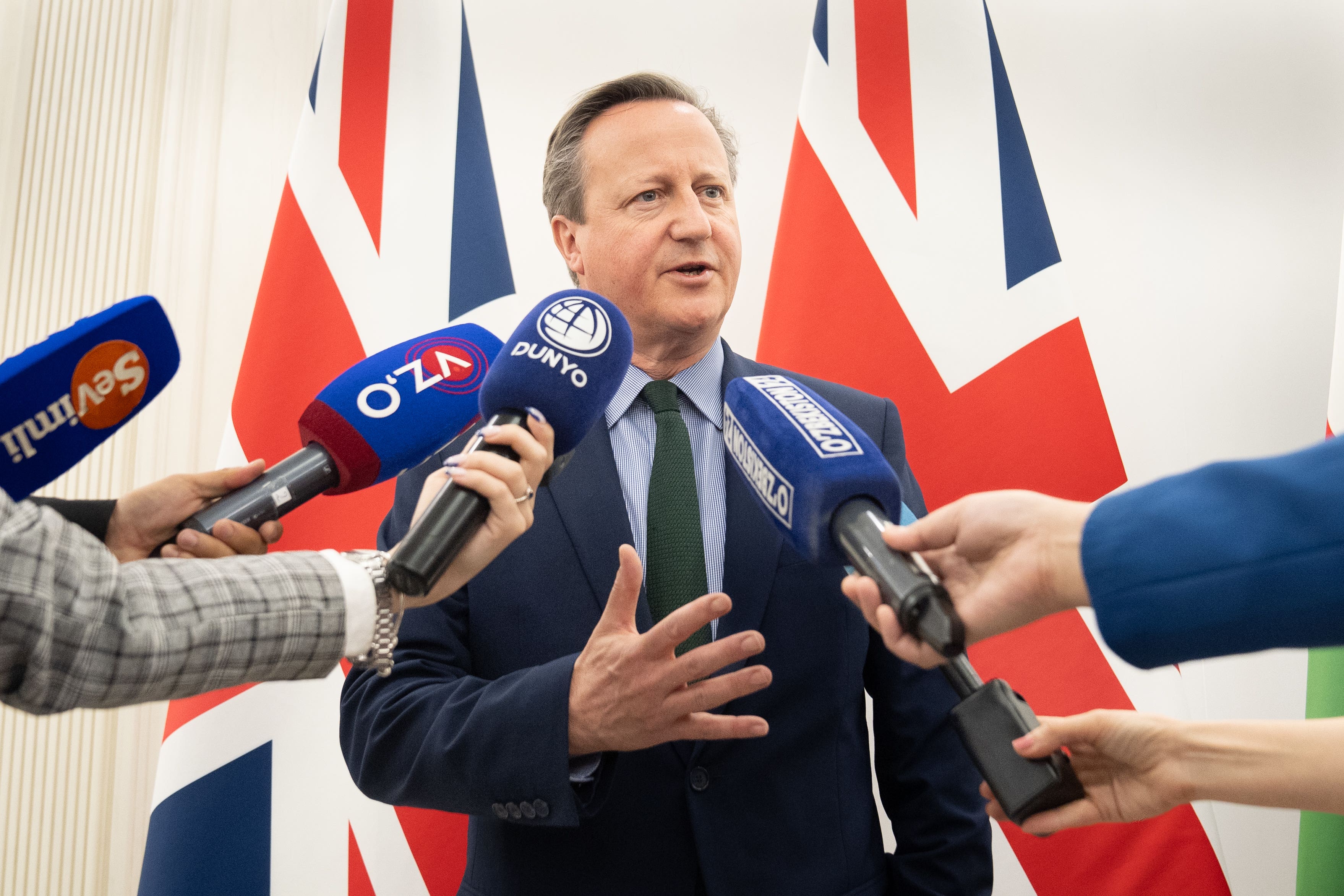 Foreign Secretary Lord David Cameron said leaving the ECHR is ‘not necessary’ (Stefan Rousseau/PA)